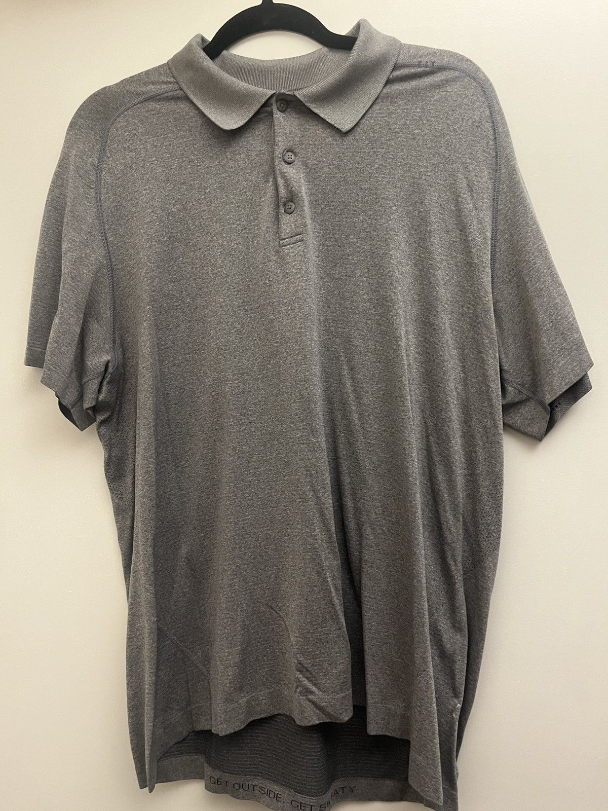 Lululemon Men’s Lululemon Metal Vent Tech Polo Grey Size XL Size US XL / EU 56 / 4 - 1 Thumbnail