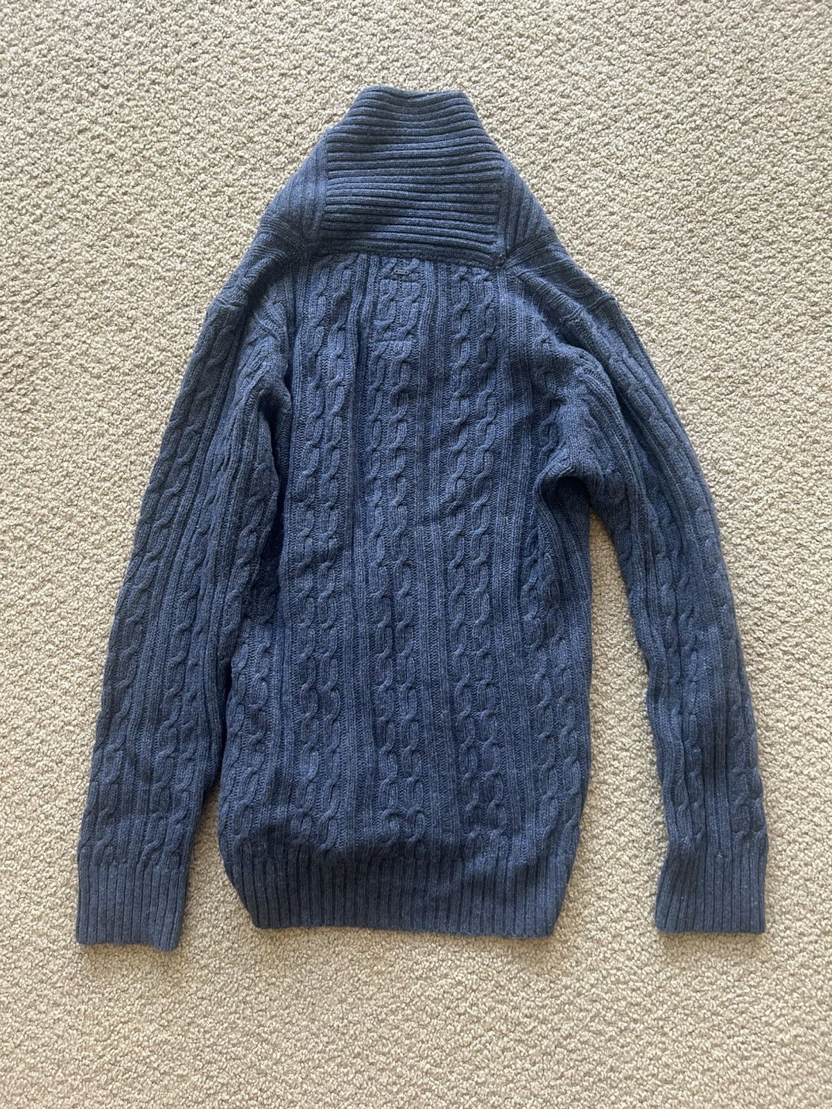 G-Star G star raw denim shawl collar neck knit sweater Size US L / EU 52-54 / 3 - 7 Thumbnail