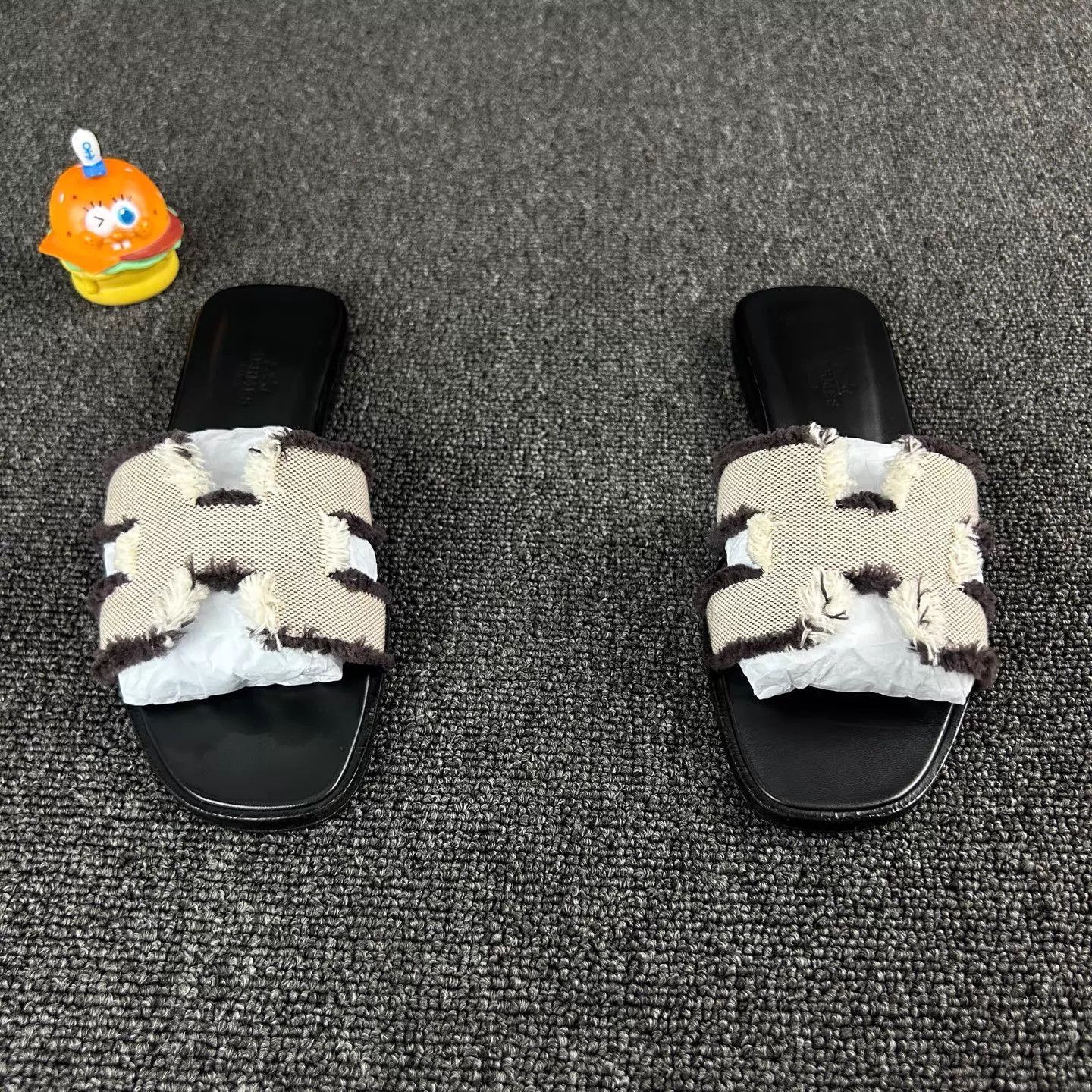 Hermes Hermes Distressed Frayed H Sandal 36 Size US 5.5 / IT 35.5 - 2 Thumbnail