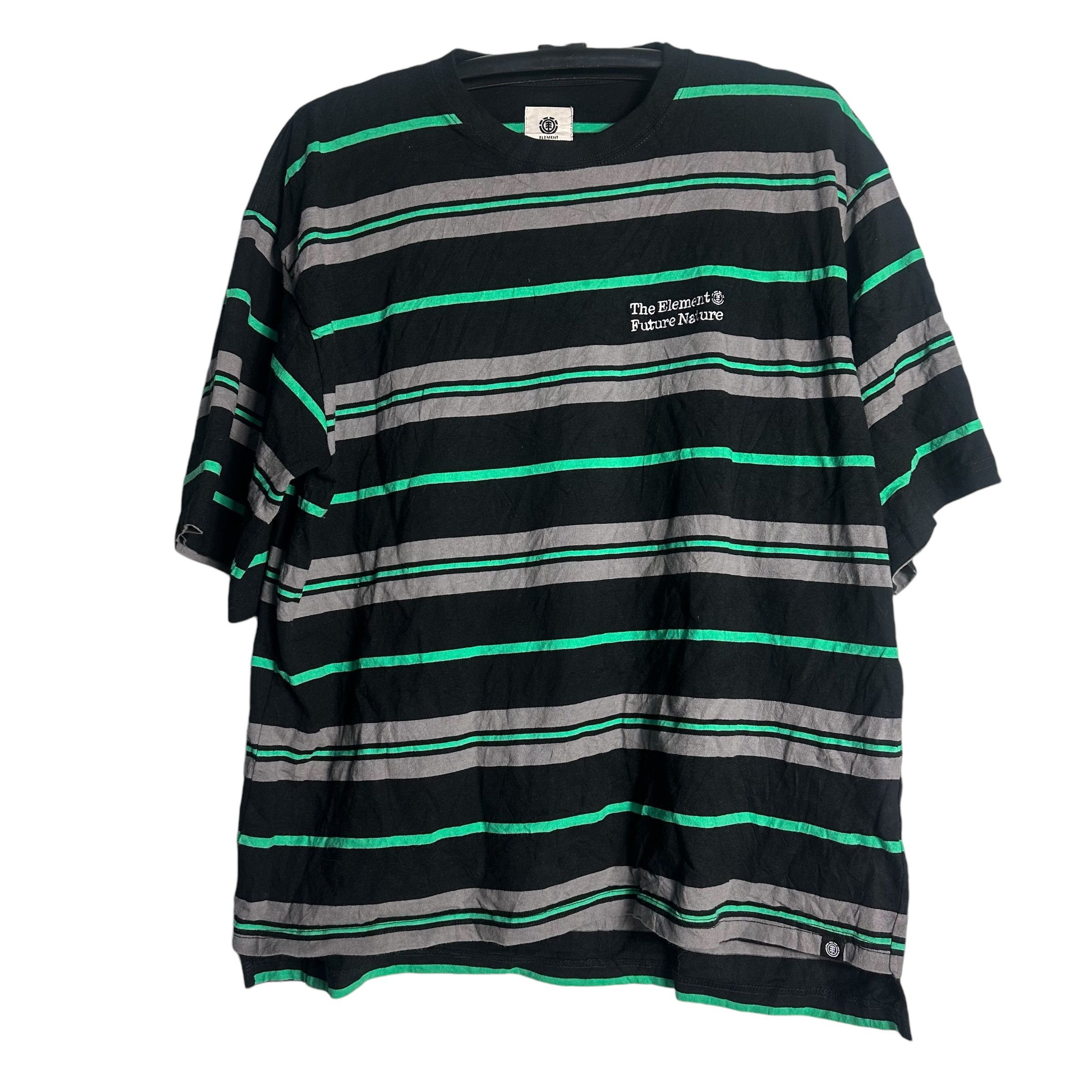 Element 🔥RARE🔥Element Big Border Striped Streetwear T-shirt Size US M / EU 48-50 / 2 - 1 Thumbnail