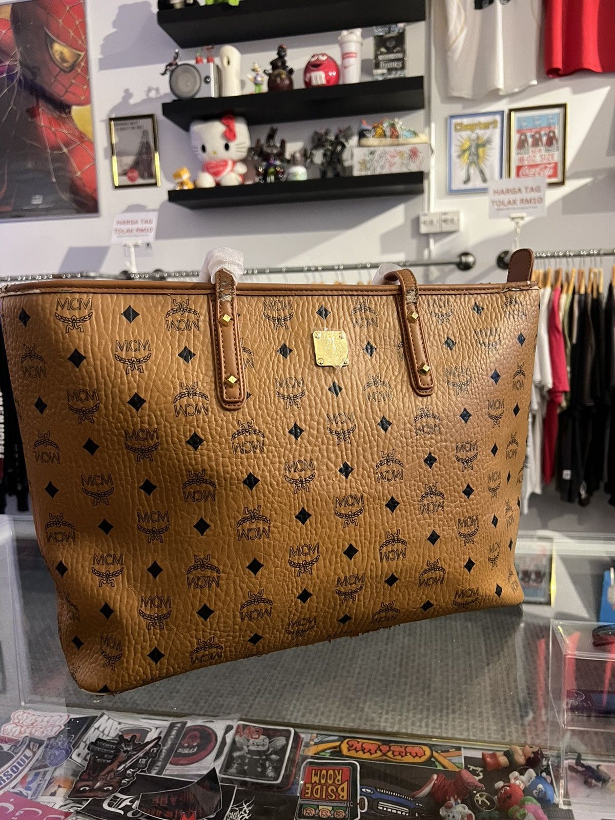 MCM MCM Top-Zip Shopper Tote Bag Size ONE SIZE - 1 Thumbnail