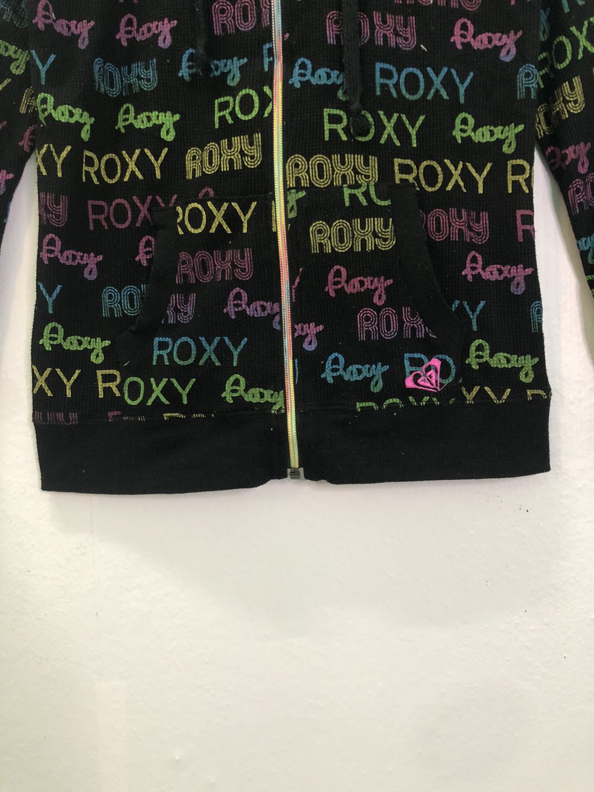 Japanese Brand × Vintage Roxy Hoodie Zip Up Size US XXS / EU 40 - 5 Thumbnail