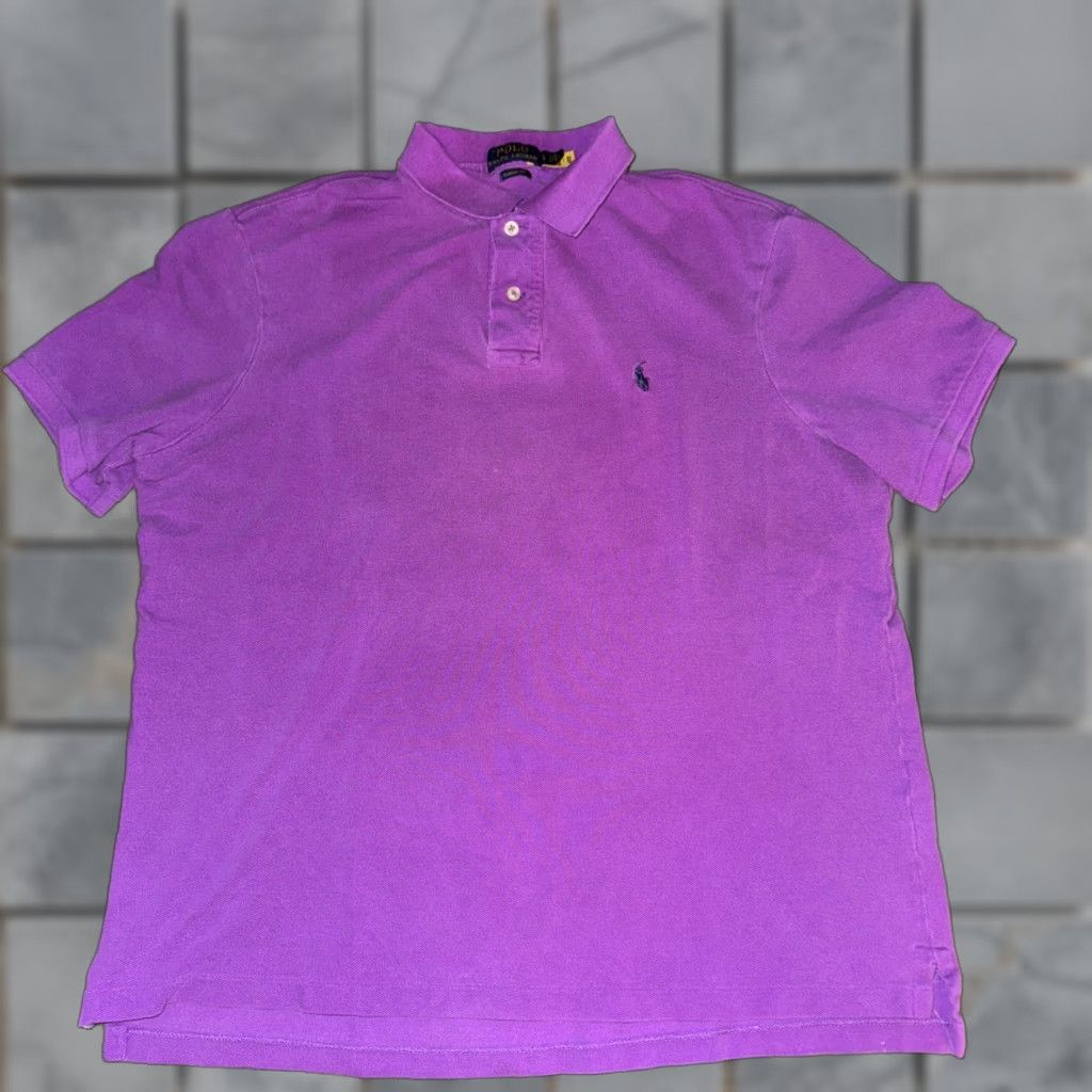 Polo Ralph Lauren Polo Ralph Lauren Polo Shirt Purple Large Polo Shirt Mens L Purple 23x27 Size US L / EU 52-54 / 3 - 1 Thumbnail