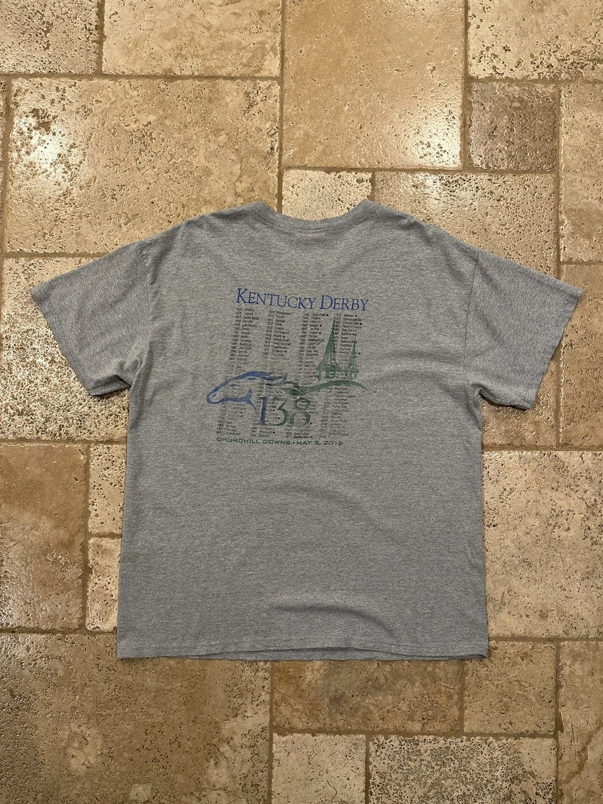 Gildan × Vintage Vintage Kentucky Derby 2016 Churchill Downs Race T-Shirt Size US L / EU 52-54 / 3 - 7 Thumbnail