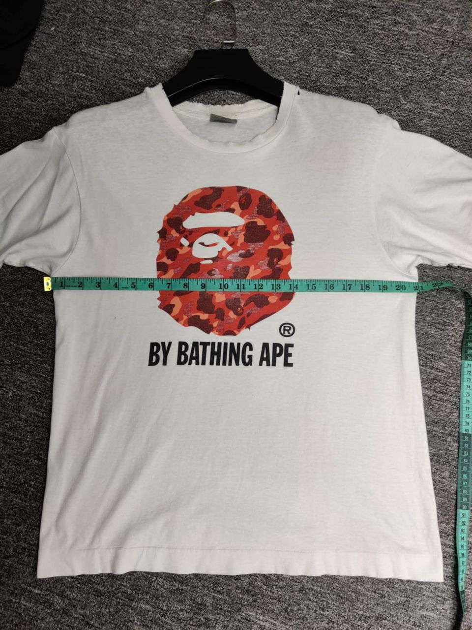 Bape Thrashed Vintage 90s A Bathing Ape Distressed Tee Tshirt Size US M / EU 48-50 / 2 - 12 Thumbnail