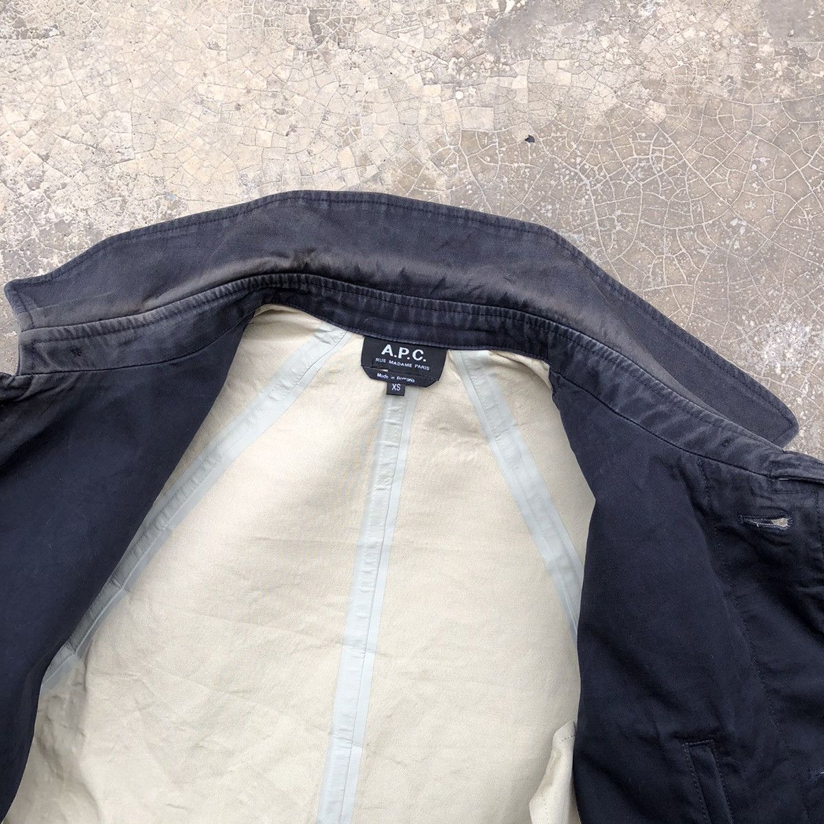A.P.C. × Designer A.P.C. Rue Madame Paris Raincoat Long Jacket Size US XS / EU 42 / 0 - 12 Thumbnail