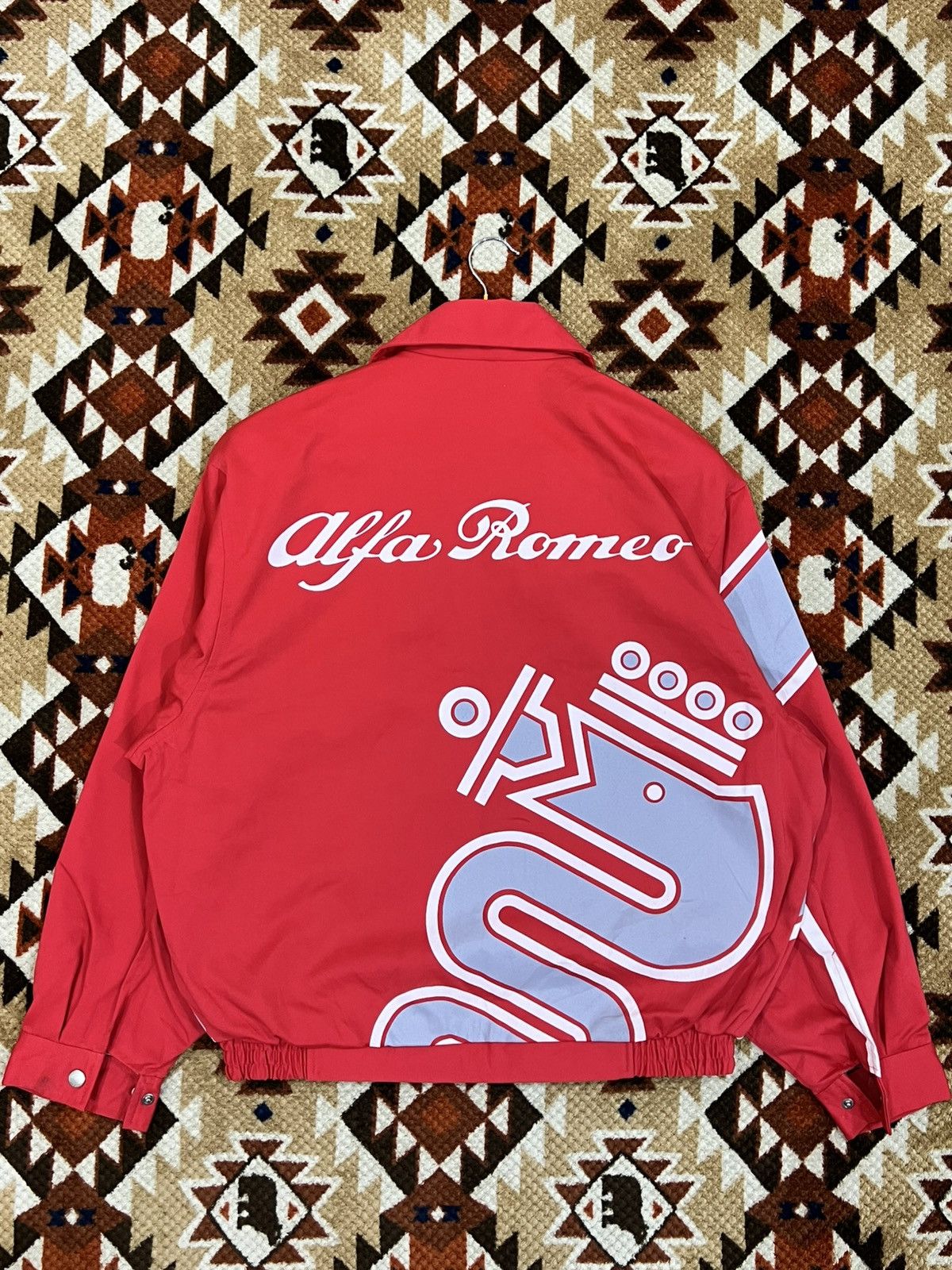 Vintage Vintage Alfa Romeo Classic Jacket Size US L / EU 52-54 / 3 - 3 Thumbnail