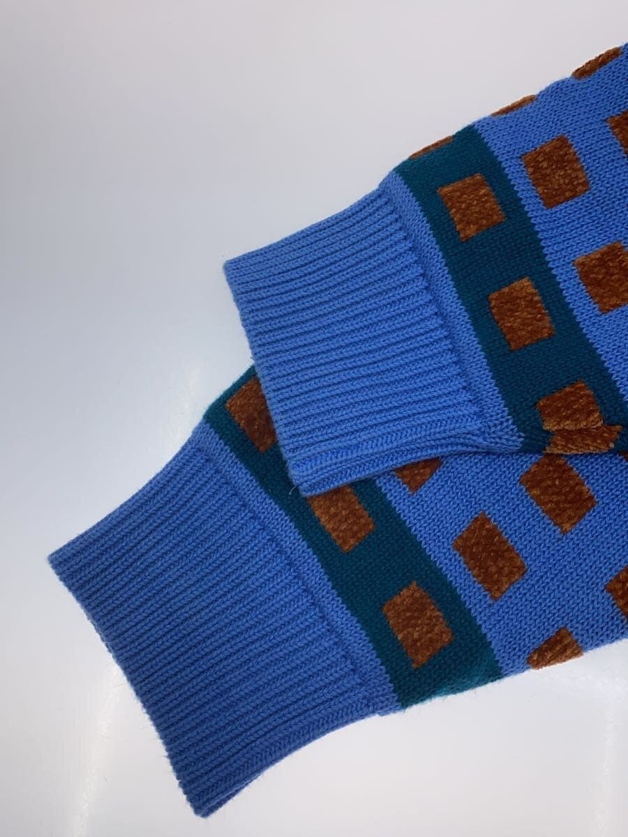 Cav Empt Blue Cotton Knit Sweater (thick) Size US L / EU 52-54 / 3 - 5 Thumbnail