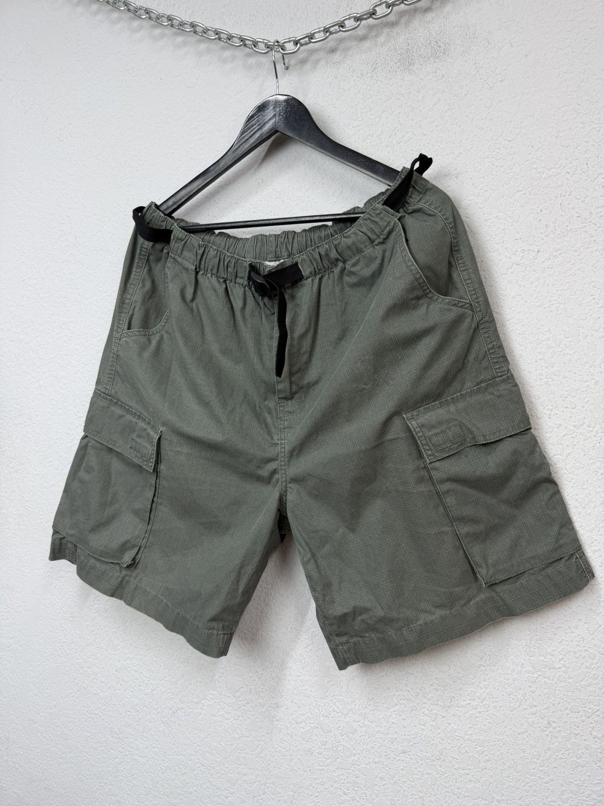 Carhartt Vintage Carhartt Cargo Shorts Khaki Work Y2K Archival Size US 33 - 3 Thumbnail