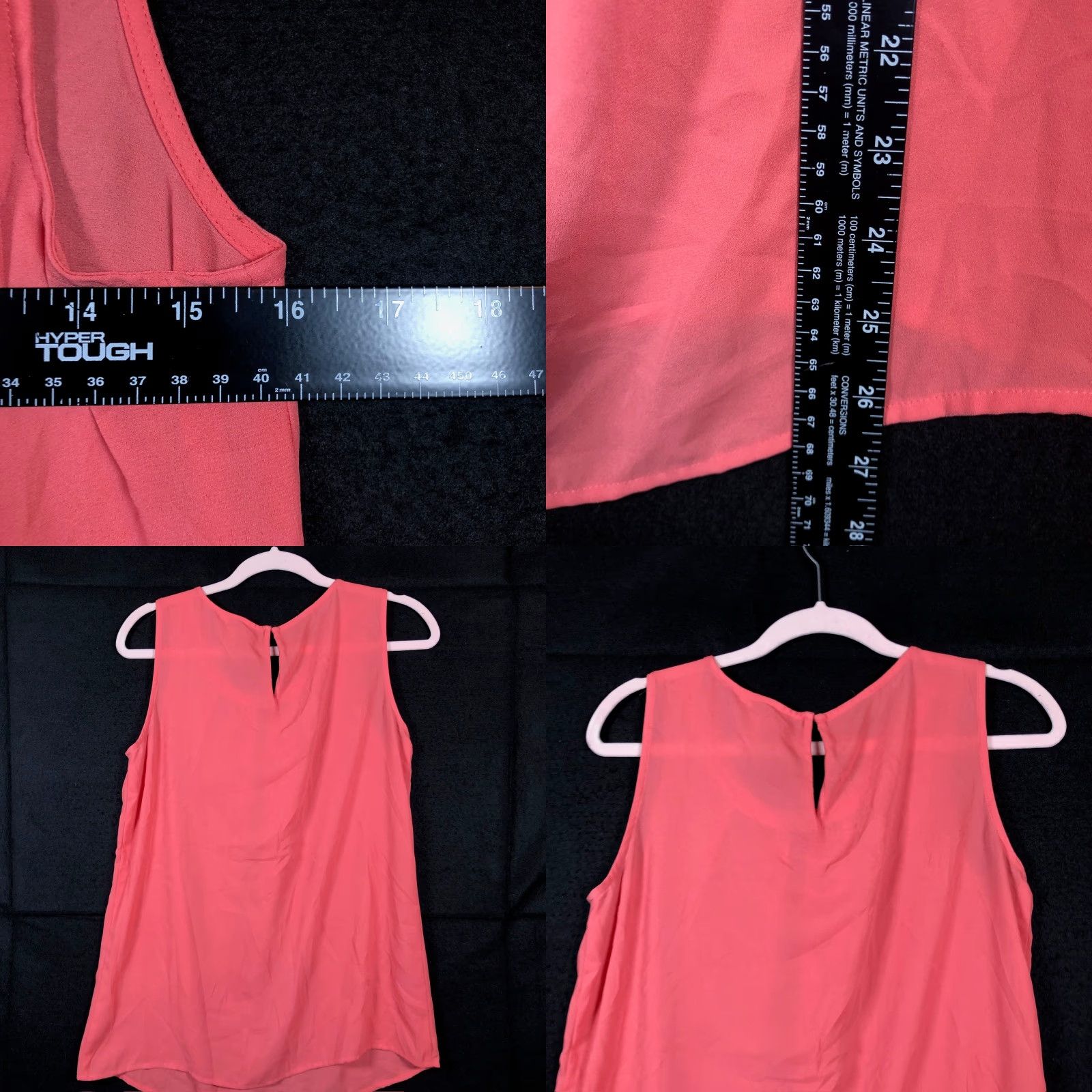 Loft LOFT Pink Pleated Crew Neck Sleeveless Blouse - Small, Women, Casual Workwear, Lightweight Polyester, Chiffon Size S / US 4 / IT 40 - 8 Thumbnail