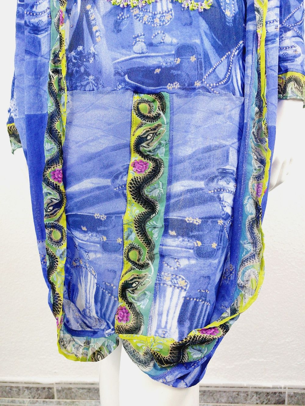 Jean Paul Gaultier Jean Paul Gaultier Oriental Bath Floral Wedding Gown Dress Size ONE SIZE - 7 Thumbnail