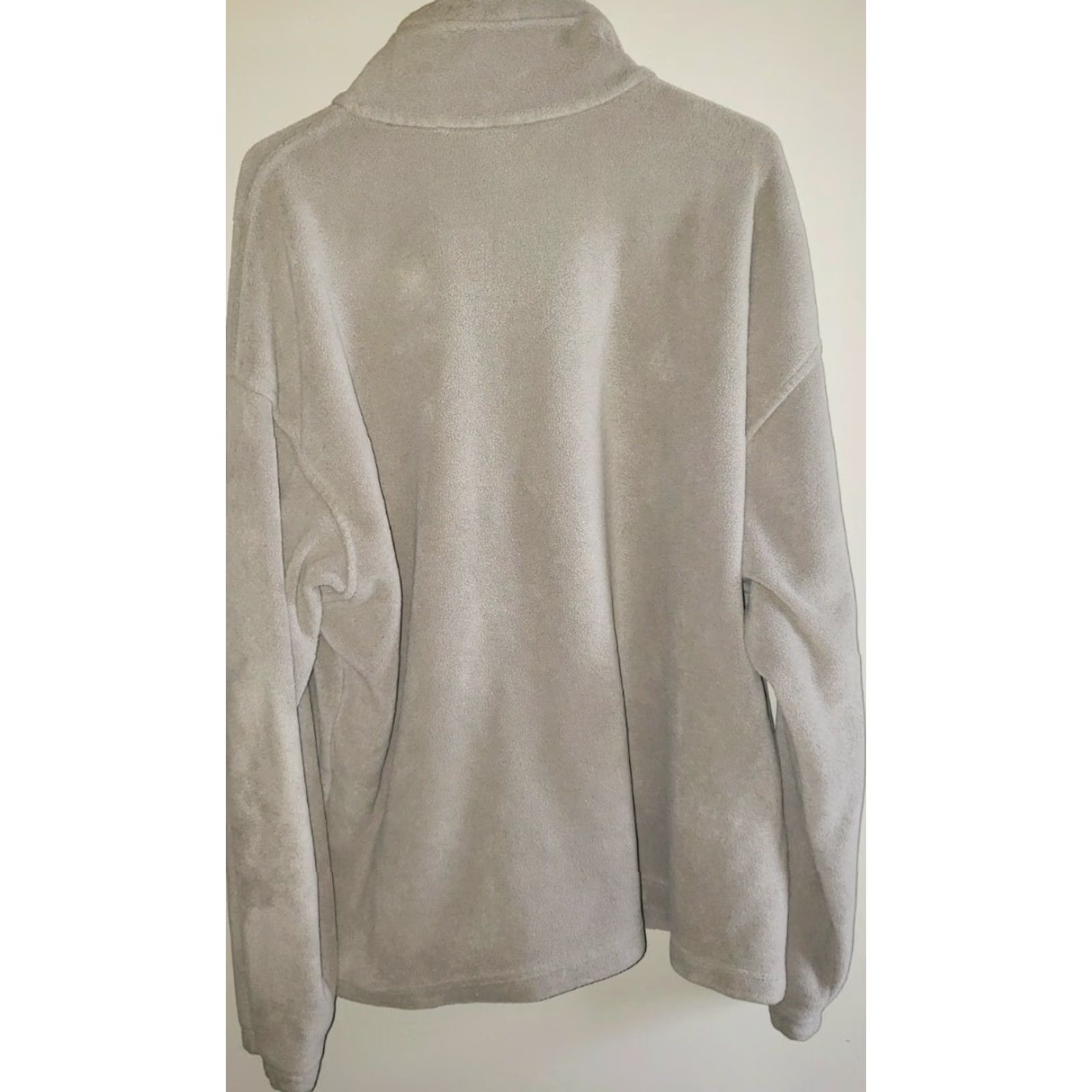 Vintage Men's Columbia Fleece Jacket 2XL Beige Full Zip Pockets Jacket Men 2XL Outdoor Fall Winter Zip Pockets Size US XXL / EU 58 / 5 - 2 Thumbnail
