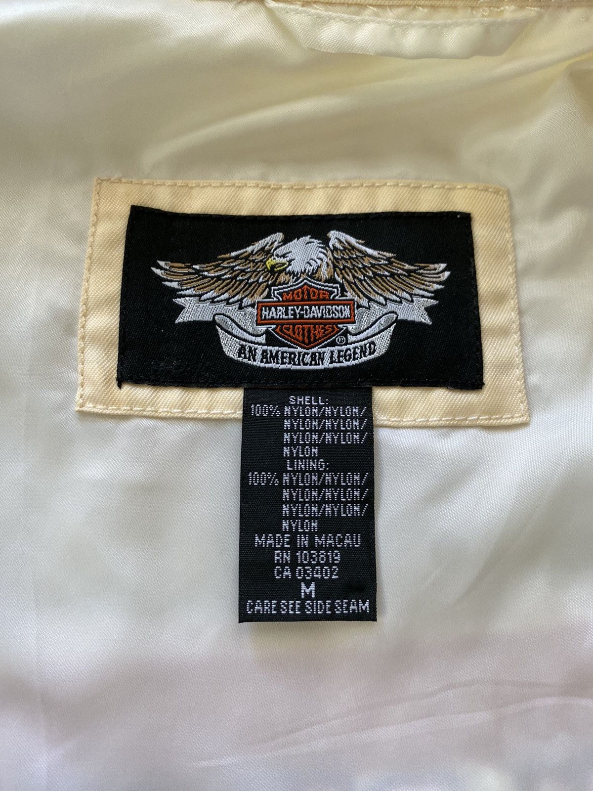 Harley Davidson × Vintage Vintage Harley Davidson Nylon Racing Biker Jacket Size M / US 6-8 / IT 42-44 - 7 Thumbnail