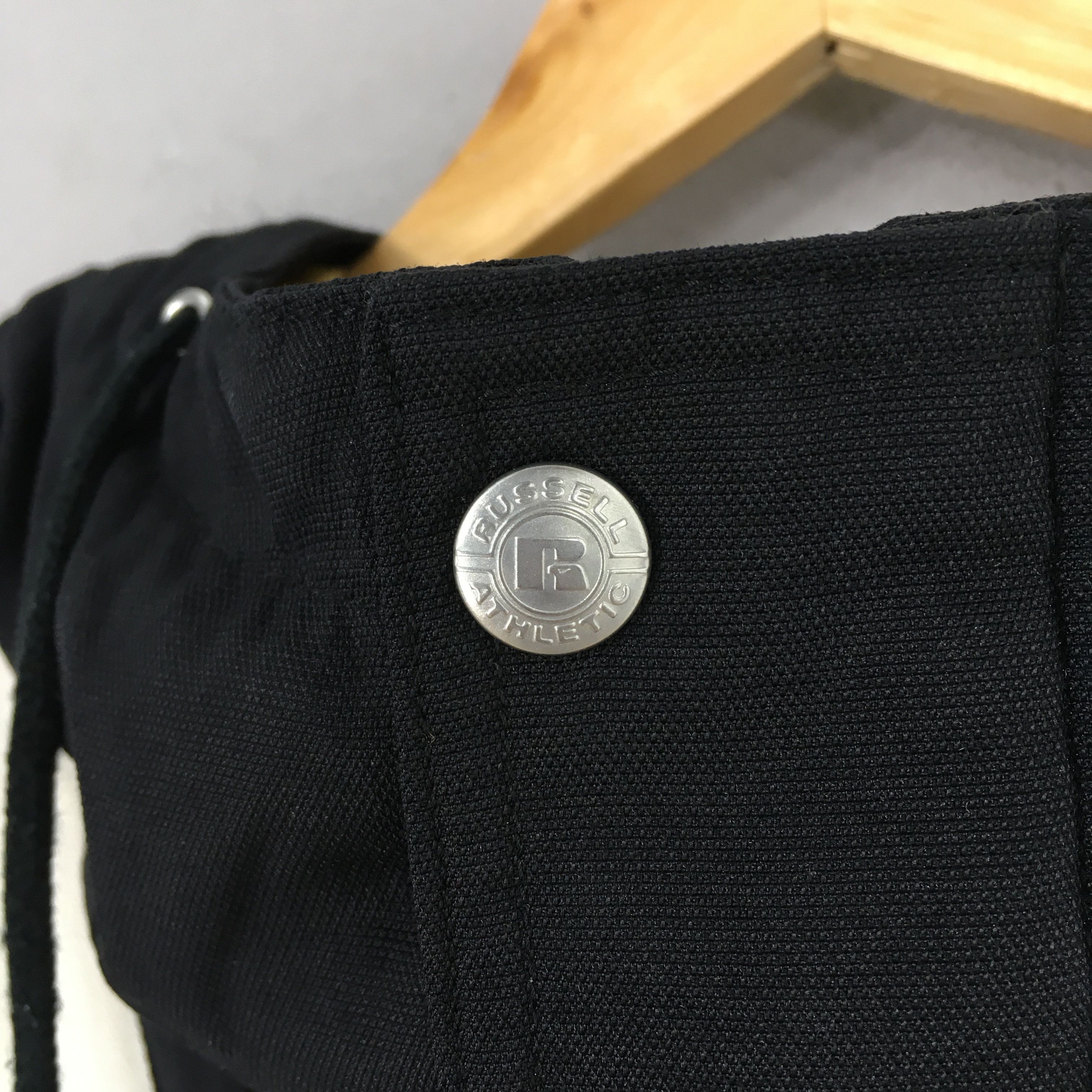 Russell Athletic 80's Russell Athletic Usa Windbreaker Jacket Black Medium Size US M / EU 48-50 / 2 - 4 Thumbnail