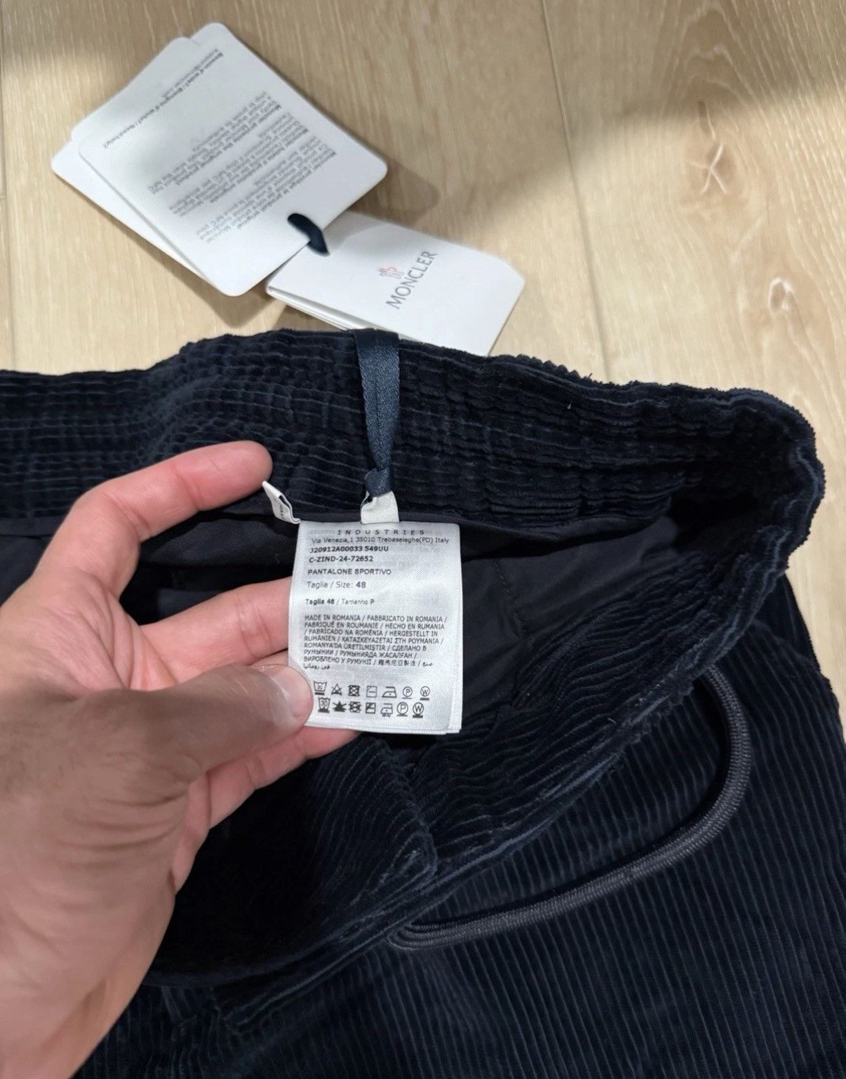 Moncler Moncler Drawstring Stretch Trousers Men’sDark Blue48 IT US M Size US 32 / EU 48 - 11 Thumbnail