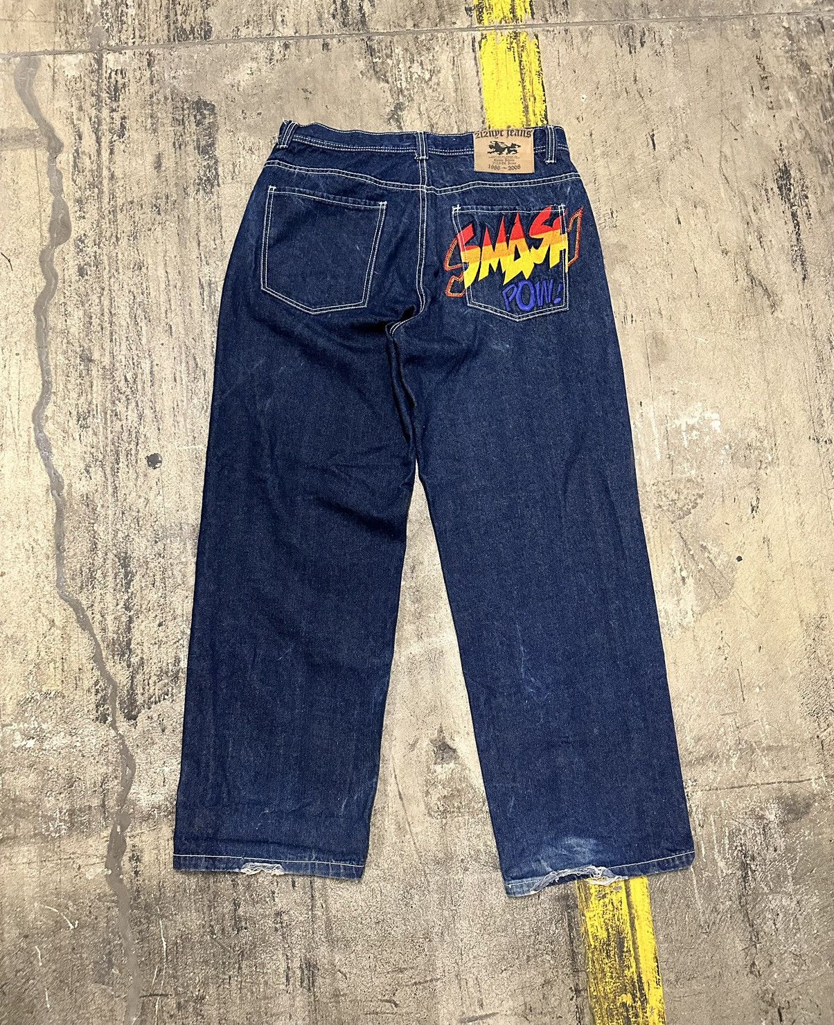 Japanese Brand × Vintage Y2K baggy graphic jeans Size US 36 / EU 52 - 1 Thumbnail