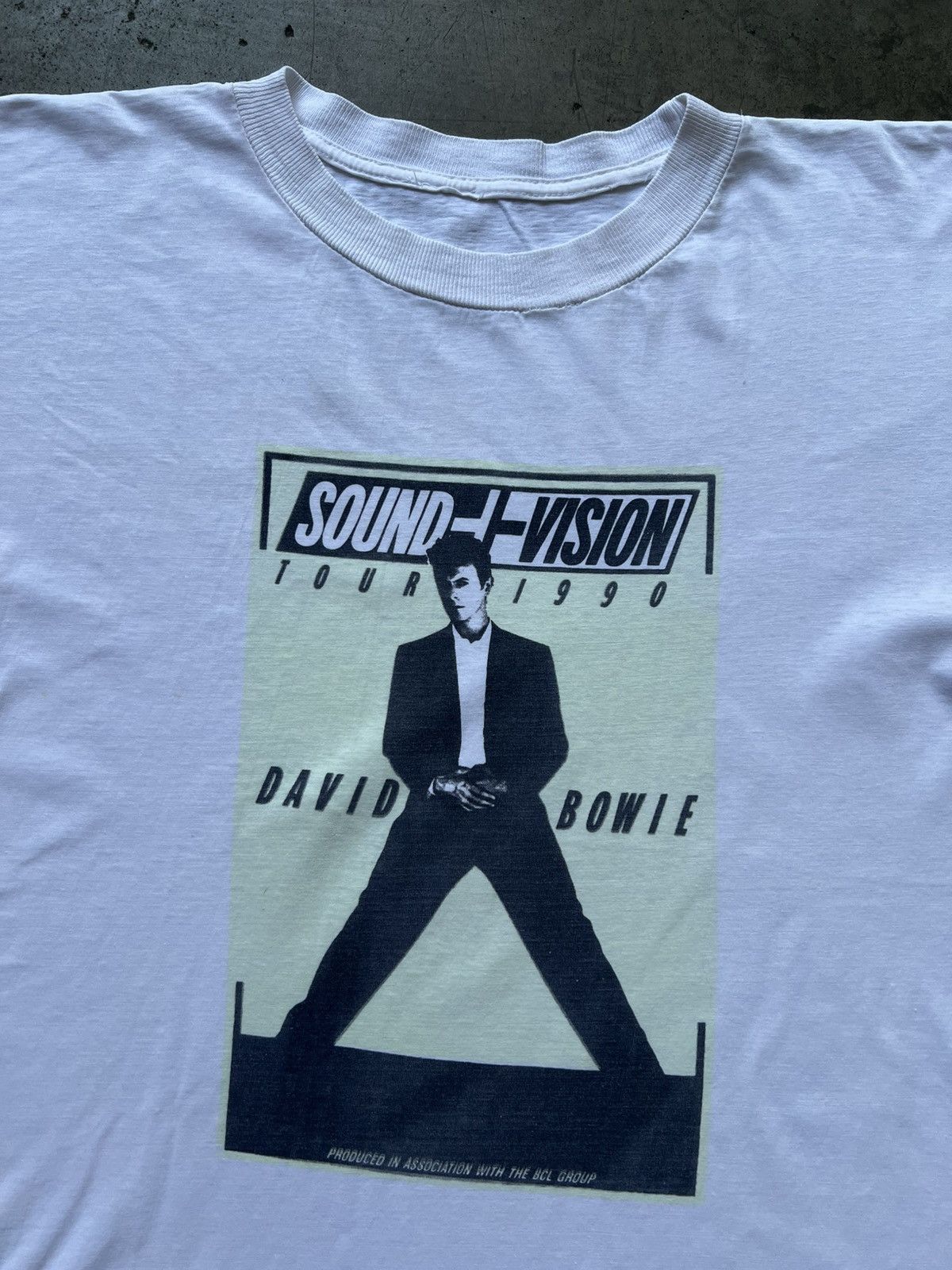 1990 David Bowie Sound & Vision Tour Band Tee Shirt Bjork