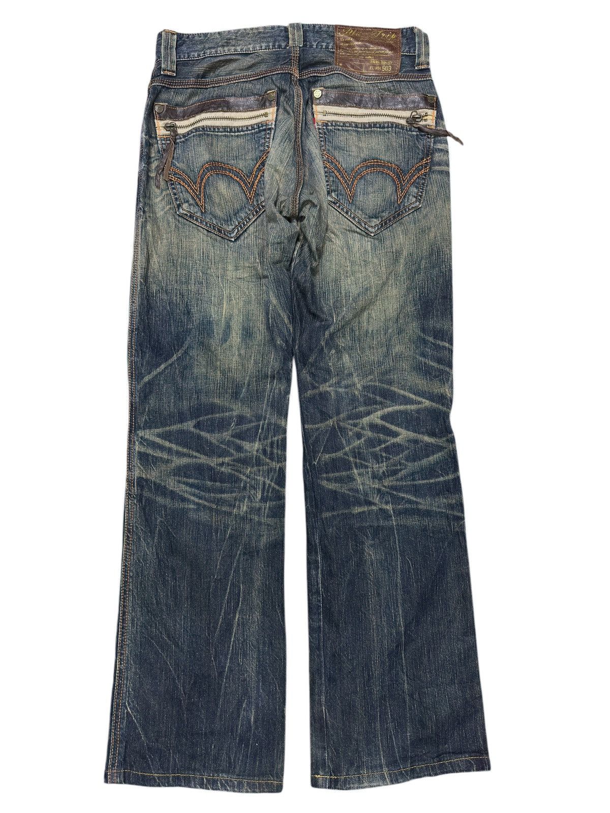 If Six Was Nine 💥edwin 503💥 Crazy Design Waist Navajo💥 Size US 31 - 2 Thumbnail