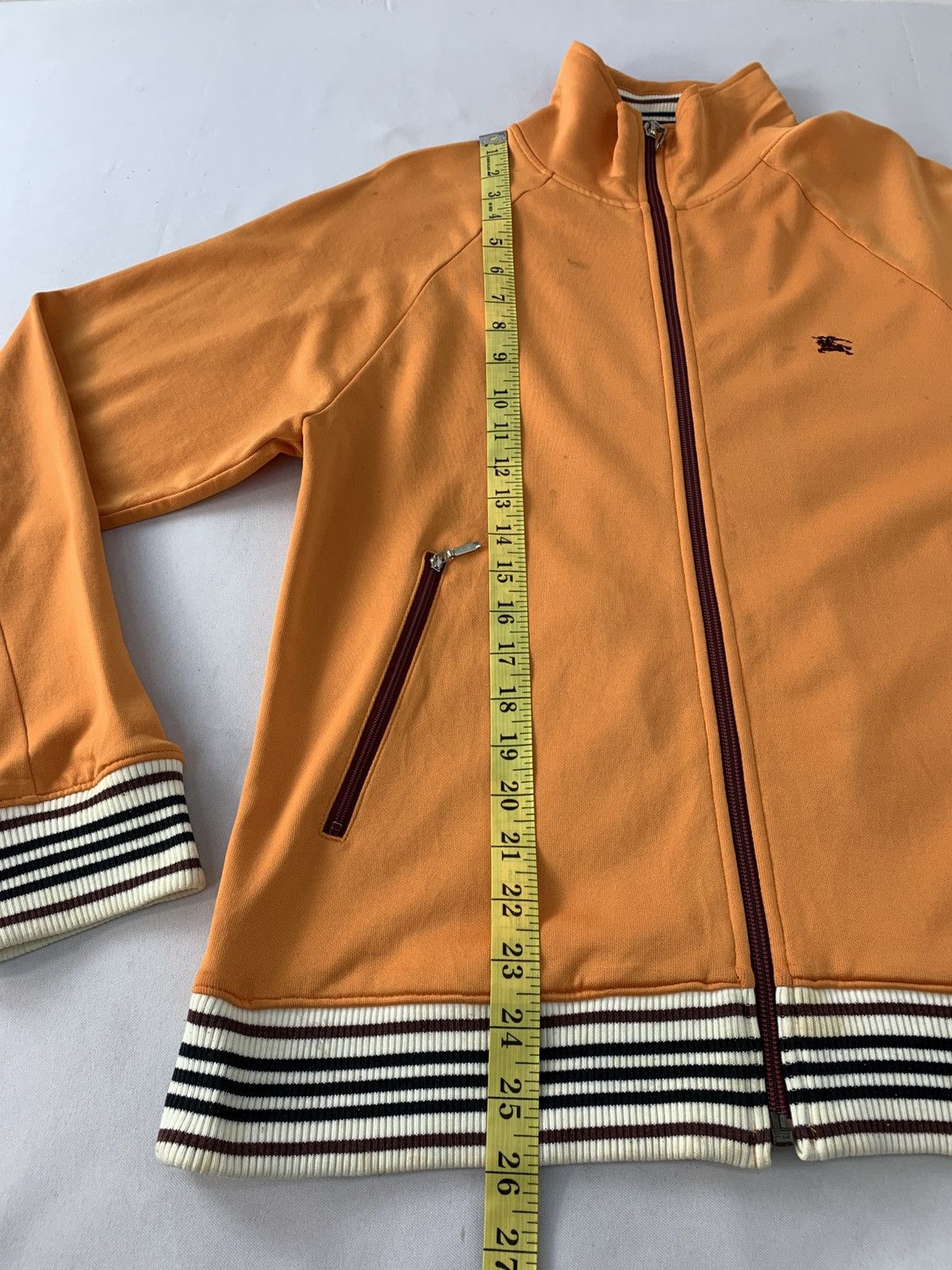 Burberry Burberry Black Label Orange Zip Up Hooded Plain Jacket Size US M / EU 48-50 / 2 - 10 Thumbnail