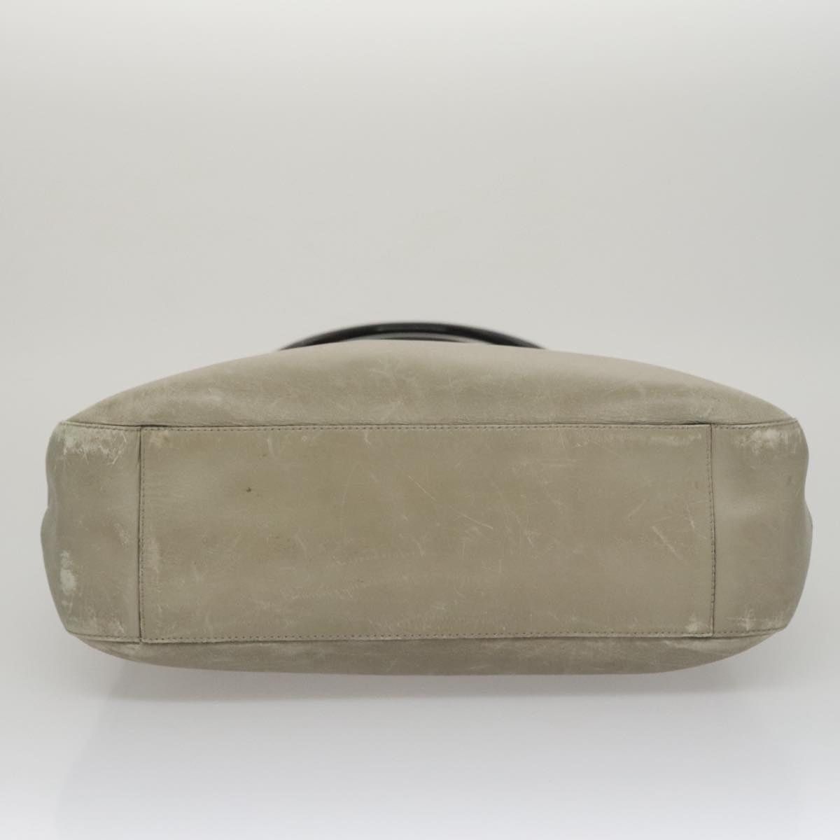 Prada PRADA Shoulder Bag Leather Plastic Gray Dark Brown Size ONE SIZE - 5 Thumbnail