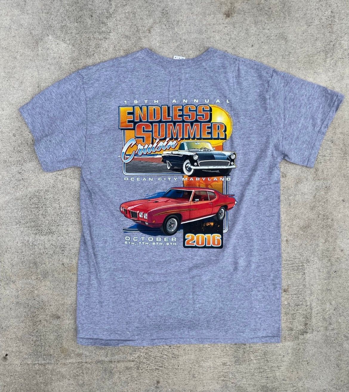 Gildan Endless Summer Cruisin’ 2016 T-Shirt Ocean City Maryland Size US M / EU 48-50 / 2 - 1 Thumbnail
