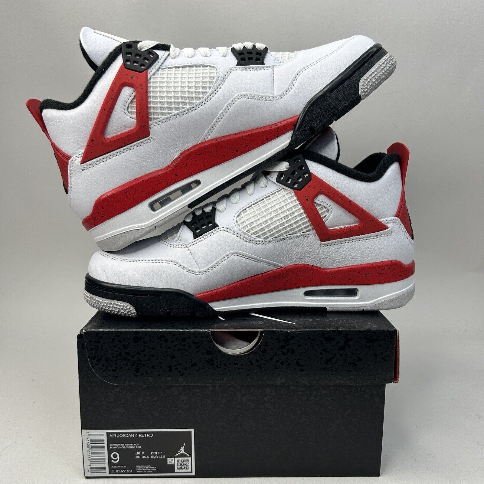 Jordan Brand Nike Air Jordan 4 Retro “Red Cement” 2023 Size US 9 / EU 42 - 3 Thumbnail