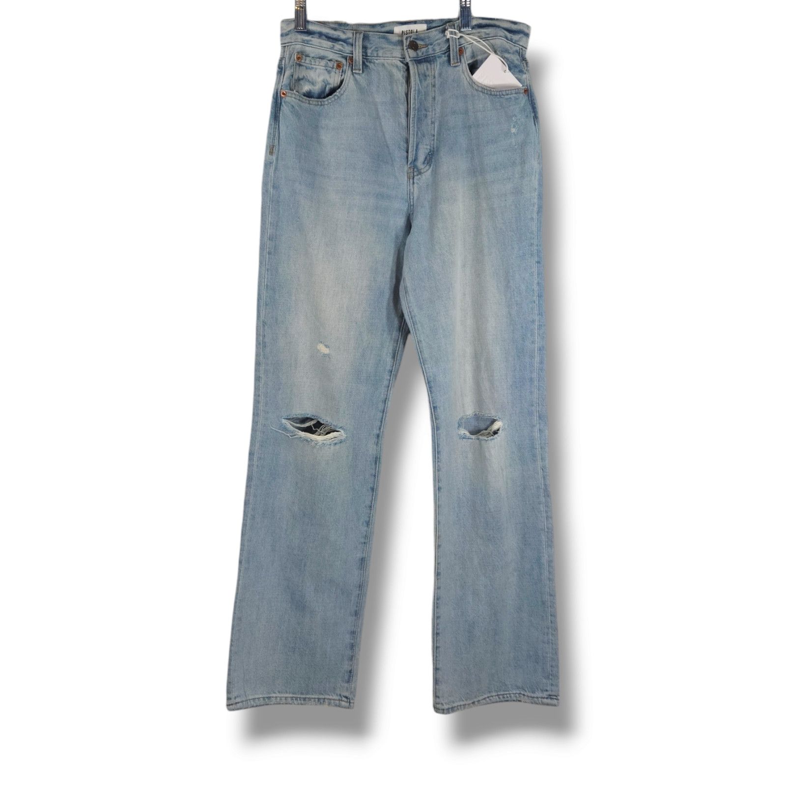 Pistola NWT Pistola Cassie High Waist Straight Leg Jeans Sz. 29x31 Size 29" - 3 Thumbnail