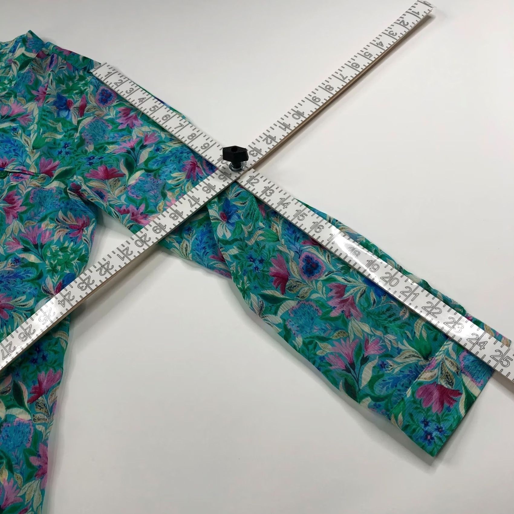Vintage KUT from the Kloth Shirt Womens Button-Up Long Sleeve Floral Green M Size M / US 6-8 / IT 42-44 - 3 Thumbnail