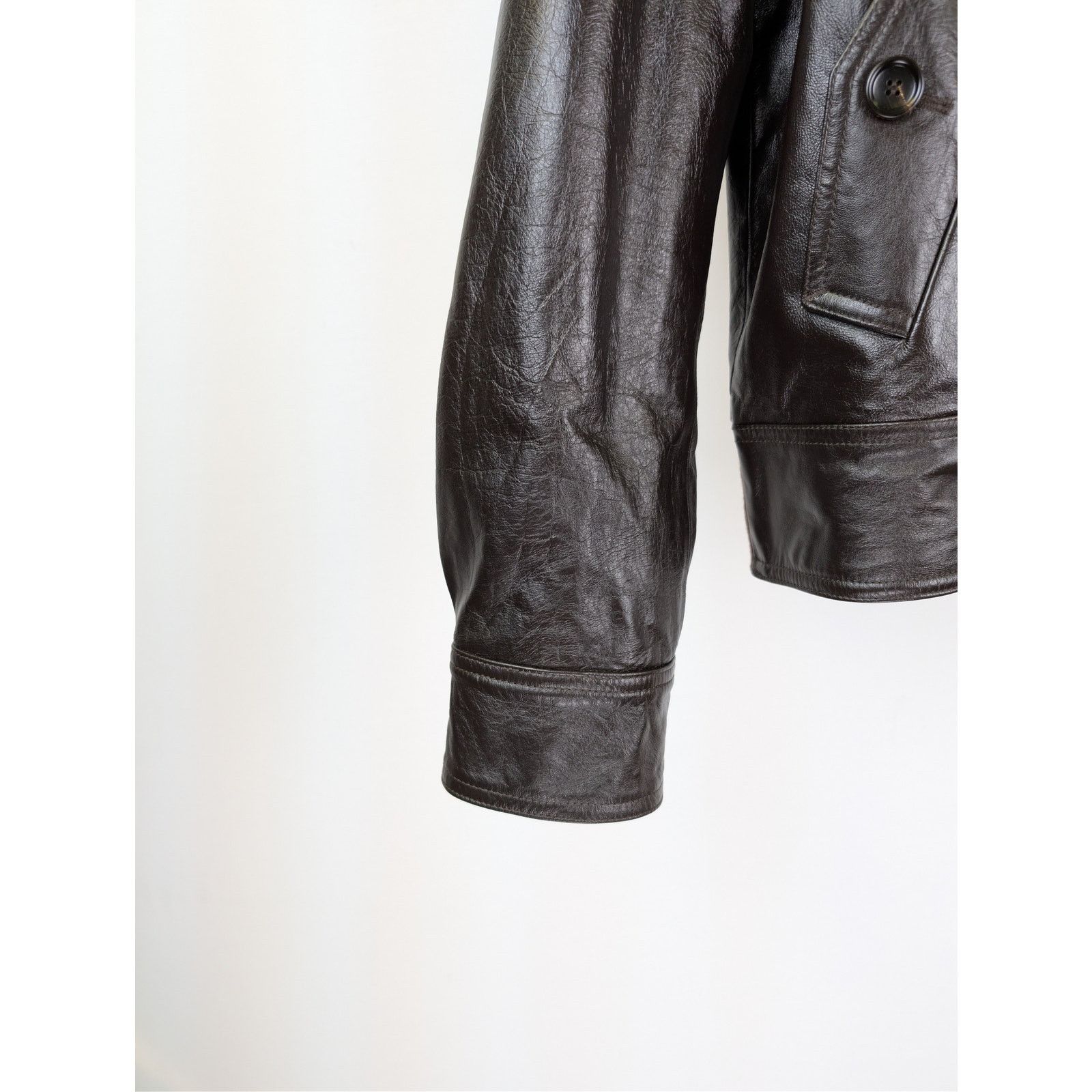 Gucci o1rshd1 Reversible Soft Calf Jacket in Dark Brown/Mix Size US L / EU 52-54 / 3 - 7 Thumbnail
