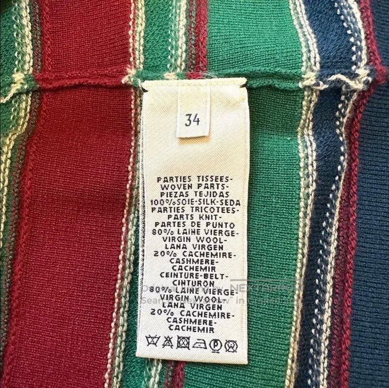 Hermes Hermes Cashmere and Silk Heavy Duty Dress Size XXS / US 00 / IT 34 - 4 Thumbnail