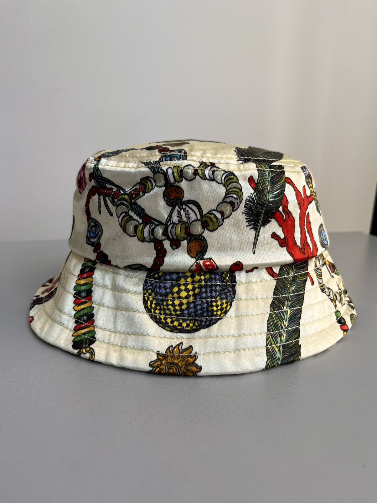 Bluemarble Bluemarble ss2023 printed viscose cotton bucket hat Size ONE SIZE - 4 Thumbnail
