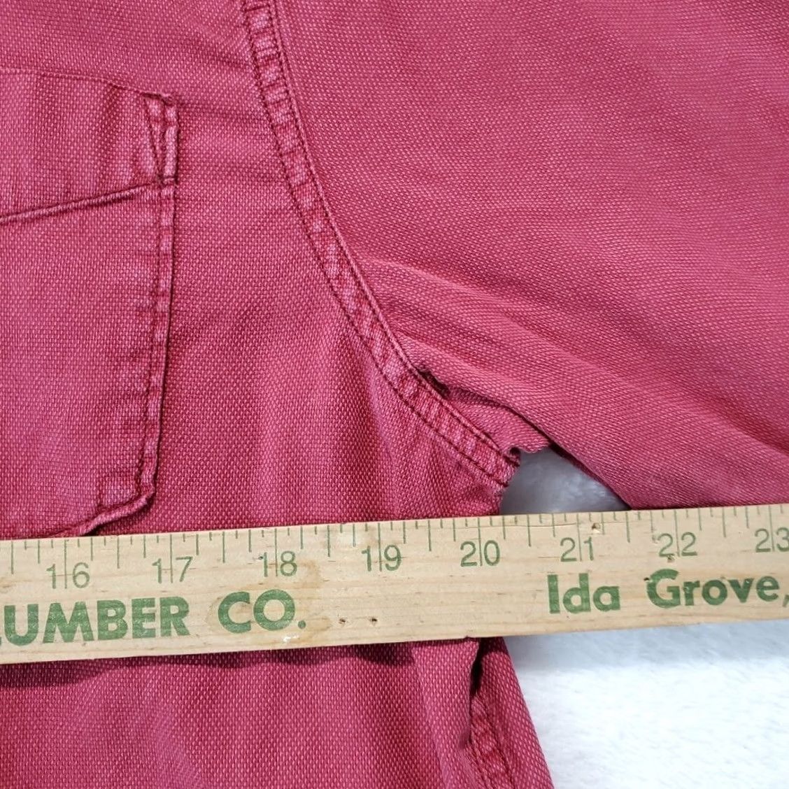 Tommy Bahama Tommy Bahama Shirt Red Long Sleeve Button-Up Solid All Seasons Pockets Casual Travel Adults M Size US M / EU 48-50 / 2 - 4 Thumbnail