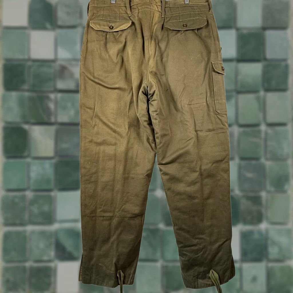 Vintage Vintage Military 36x30 Field Trousers Button Fly Army Pants Gorpcore 40s 50s Size US 36 / EU 52 - 1 Thumbnail
