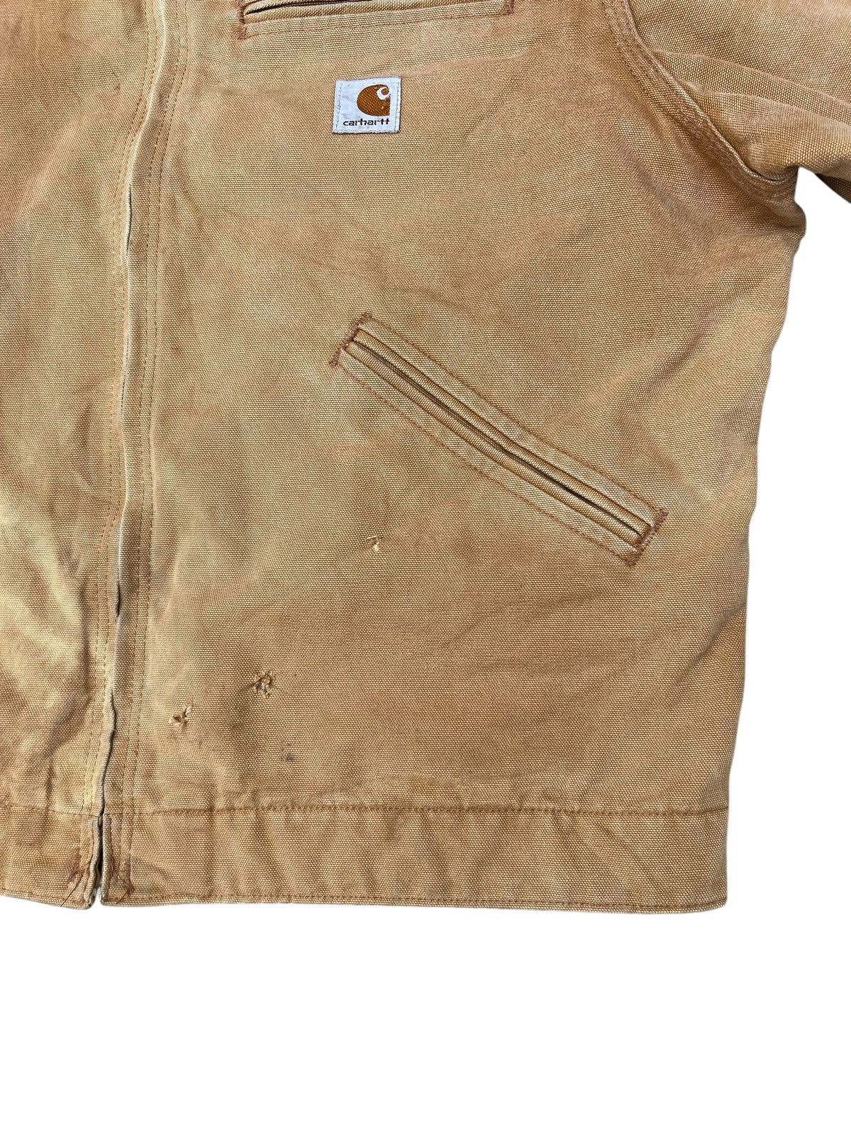 Carhartt Distressed 90s Carhartt Detroit Blanket Lined Senim Jacket Size US L / EU 52-54 / 3 - 10 Thumbnail