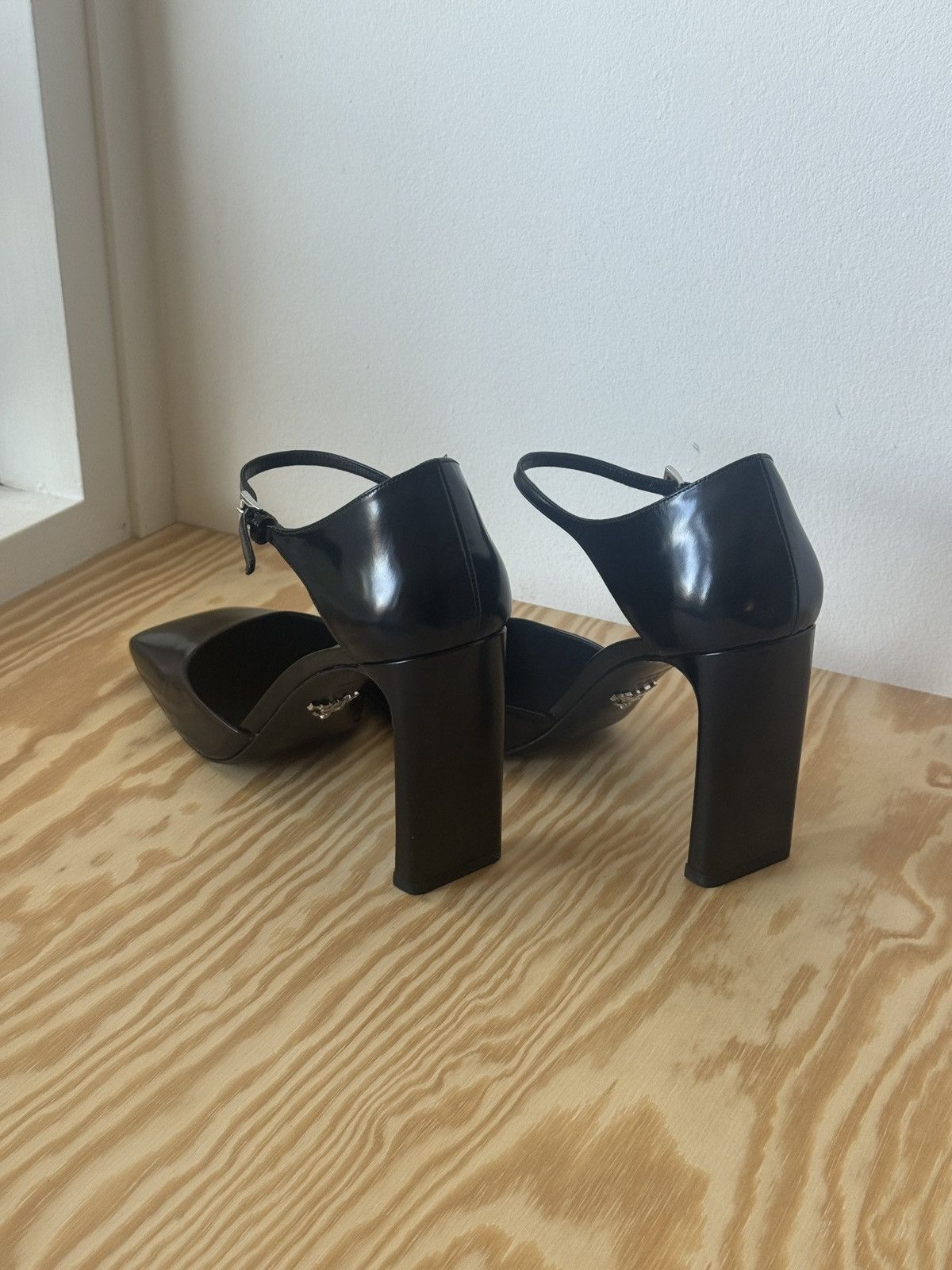 Prada Spazzolato heels Size US 10.5 / IT 40.5 - 2 Thumbnail