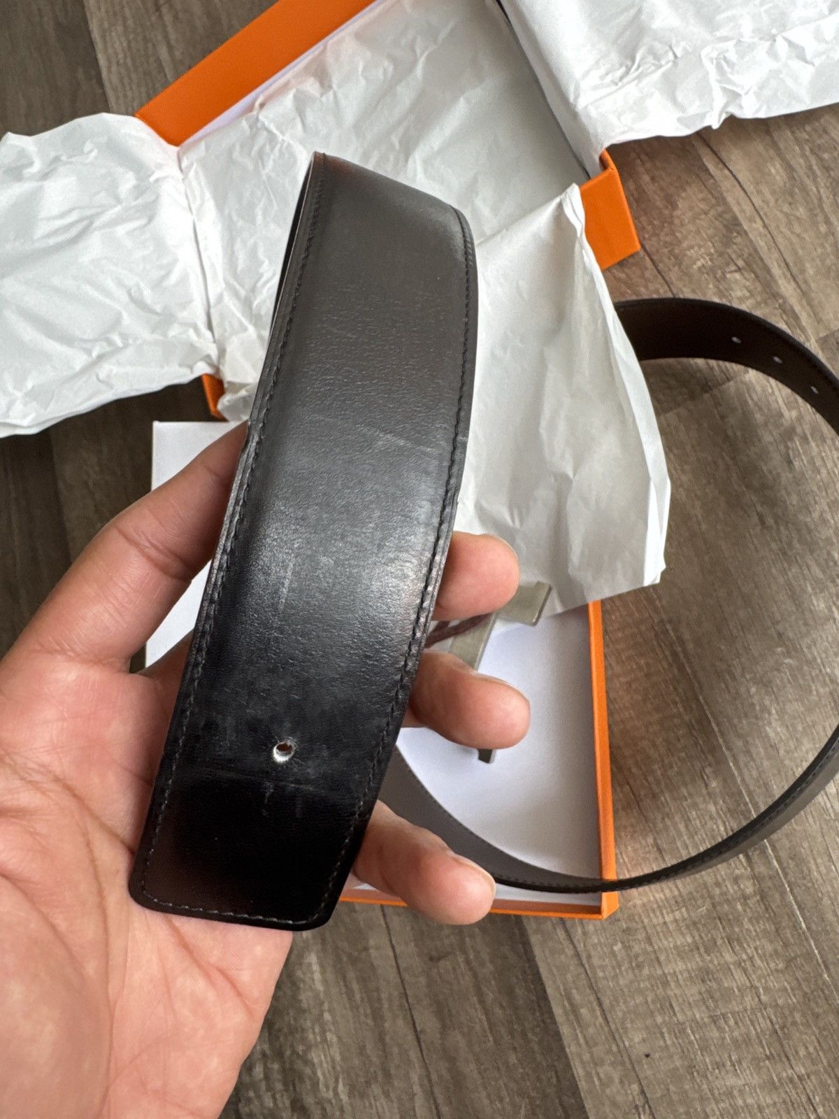 Hermes Hermes belt Size 32 - 3 Thumbnail
