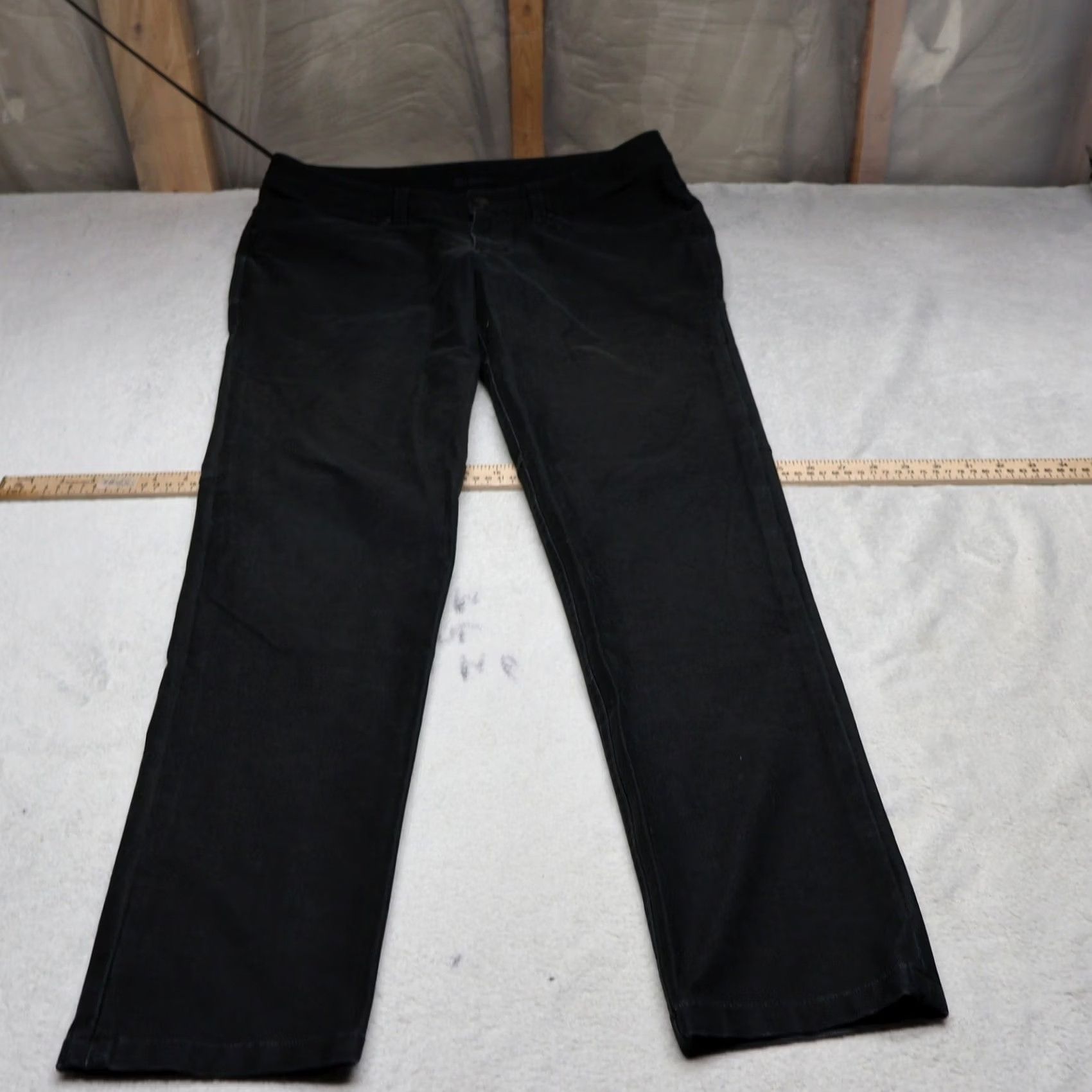 Lululemon Lululemon ABC Slim Fit Pants Men 33 Black Warpstreme Utilitech Stretch Casual Workwear Travel 5-Pocket Logo Front Flat Front Size US 34 / EU 50 - 2 Thumbnail