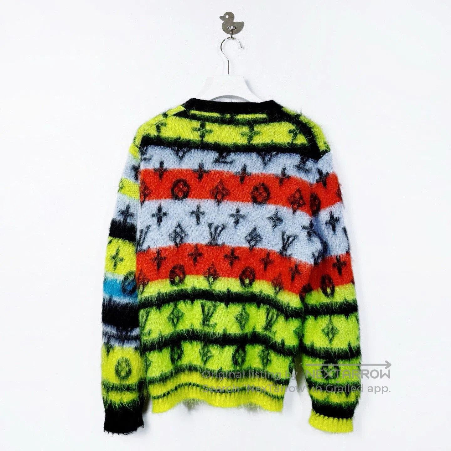 Louis Vuitton Louis Vuitton Colorful Monogram Mohair Cardigan. Size M / US 6-8 / IT 42-44 - 2 Thumbnail