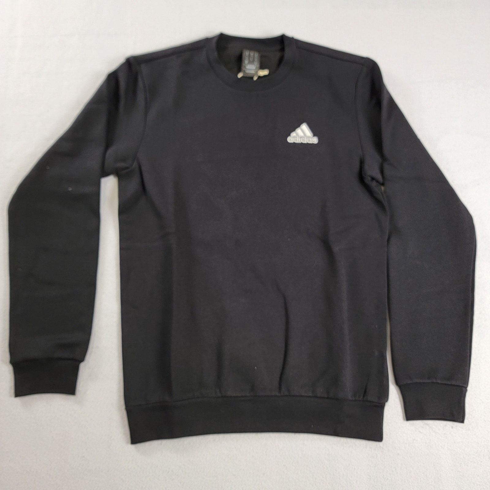 Adidas Adidas Mens Feelcozy Sweatshirt Black Sz S GV5295 (857-859) Size US S / EU 44-46 / 1 - 1 Thumbnail