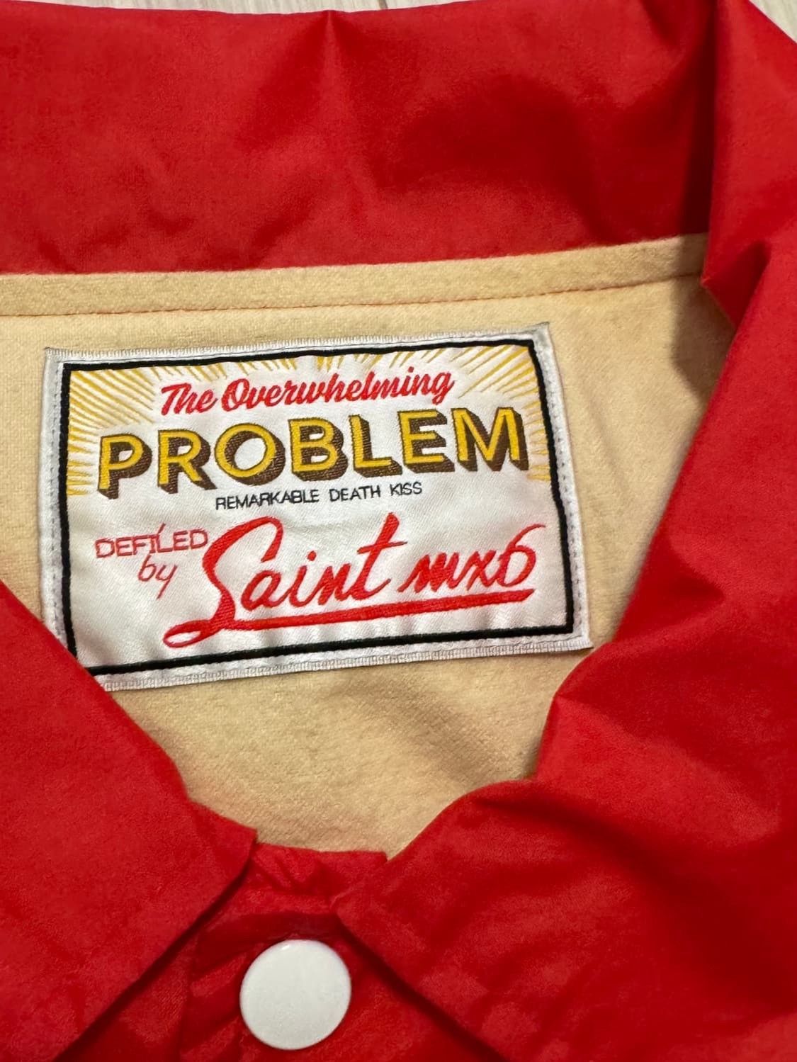 Saint Michael Saint Michael Red Coach Jacket Size US L / EU 52-54 / 3 - 5 Thumbnail