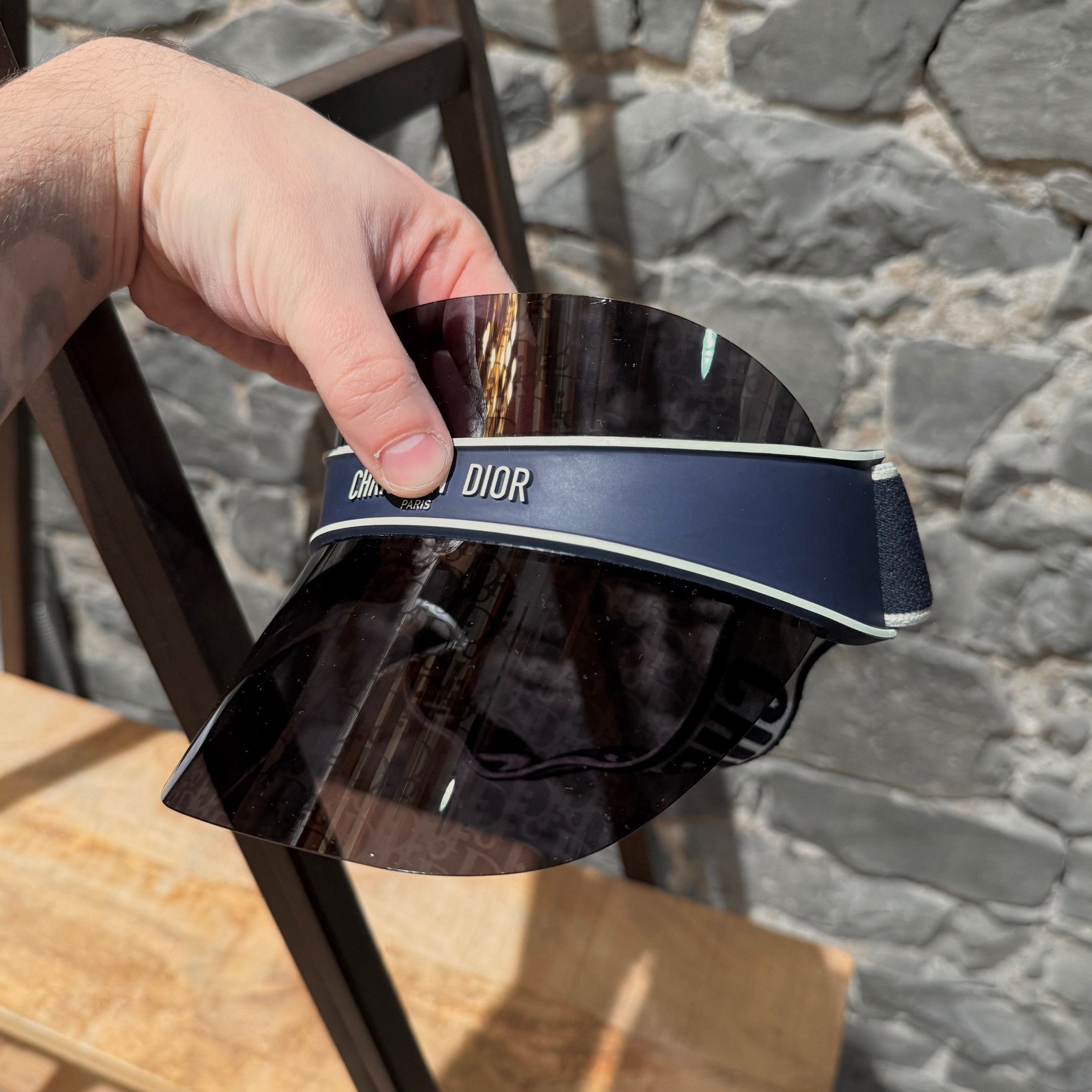 Dior Dior DiorClub VU1 Oblique Monogram Visor Cap Size ONE SIZE - 8 Thumbnail