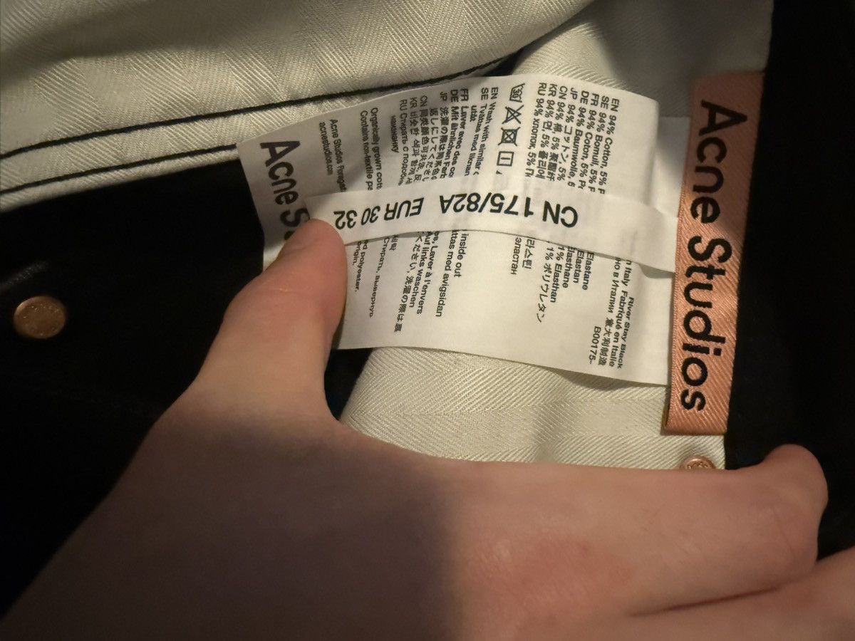Acne Studios Acne Studios River Stay black 30/32 Size US 30 / EU 46 - 3 Thumbnail