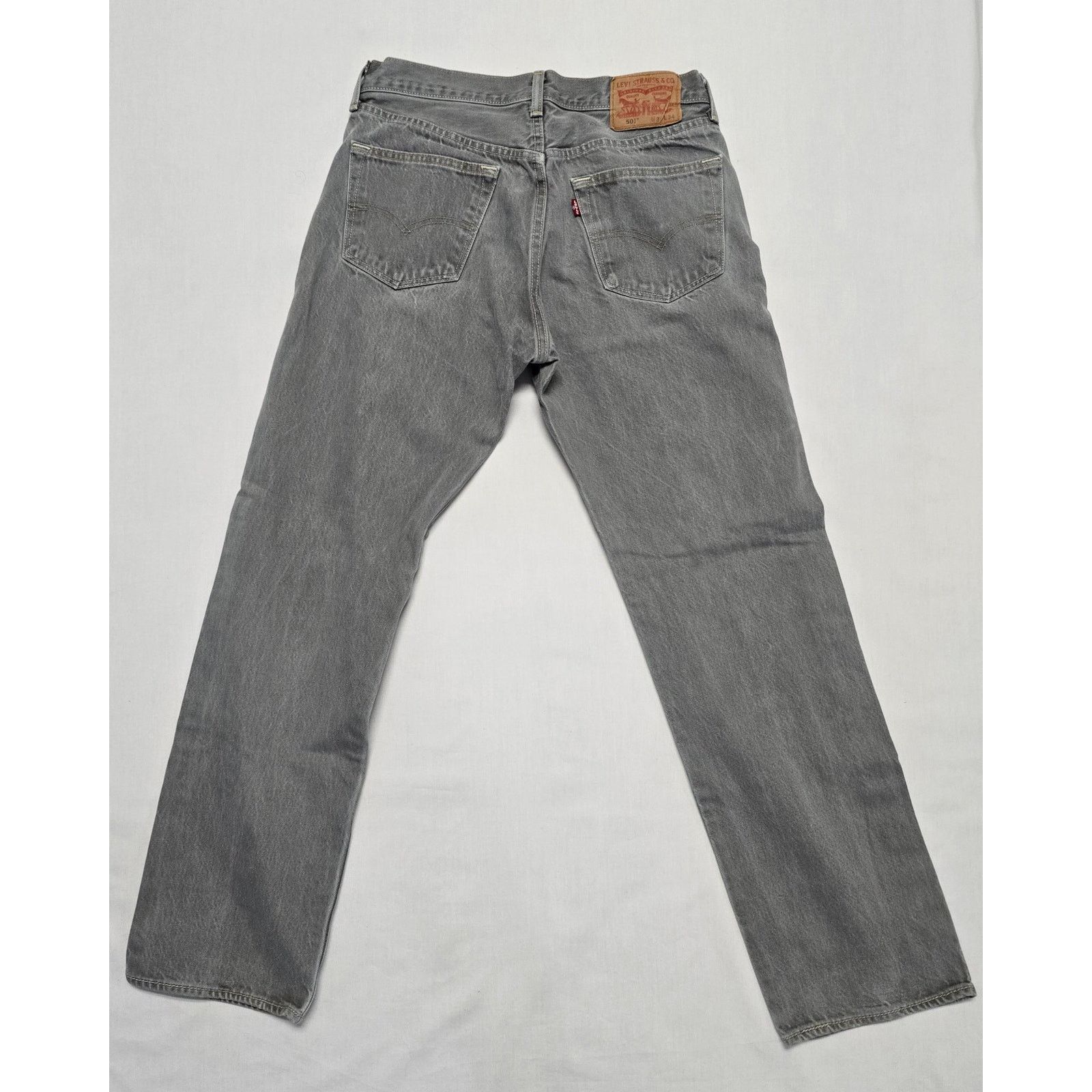 Levi's Levi's 501 Men's Gray Jeans 34x34 Distressed Vintage Style Size US 34 / EU 50 - 1 Thumbnail