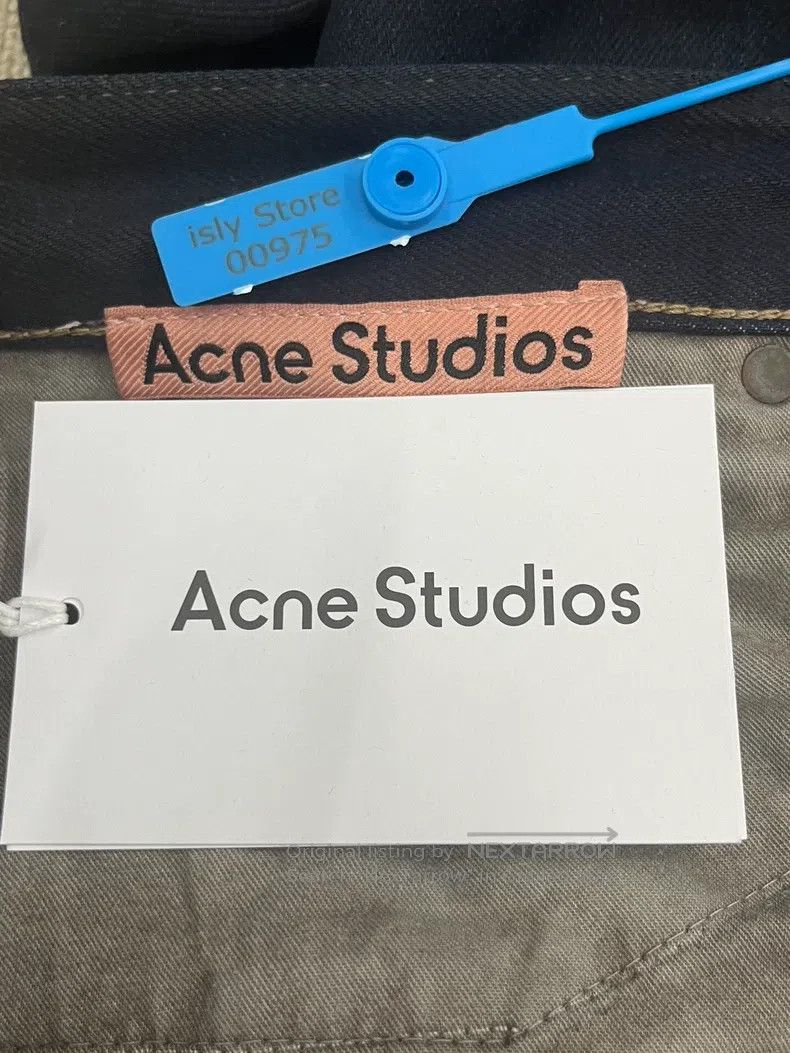 Acne Studios Acne Studios Relaxed Distressed Mid-Rise Logo Jeans Size US 32 / EU 48 - 4 Thumbnail