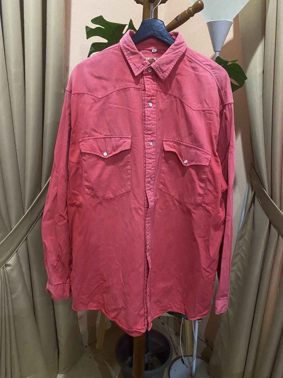 Pineapple Connection Vintage PINEAPPLE Western-Style Red Cotton Shirt XL Size US XL / EU 56 / 4 - 1 Thumbnail