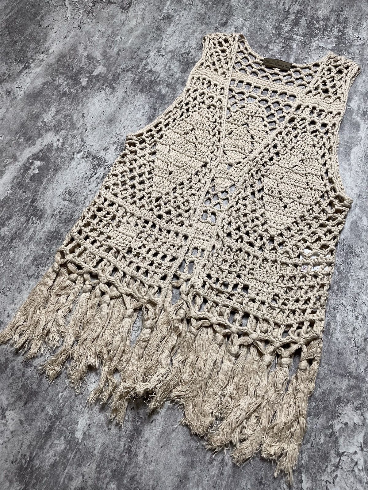 GOA 2000s GOA Knit Fish Net Vest ifsix lgb style Size US S / EU 44-46 / 1 - 5 Thumbnail