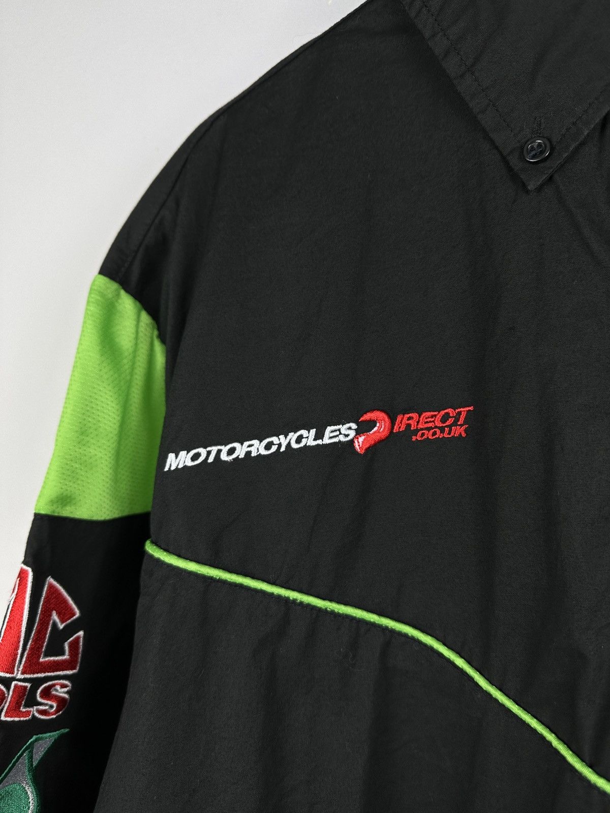 Vintage Vintage Kawasaki MSS Racing Moto Shirt Size US M / EU 48-50 / 2 - 10 Thumbnail