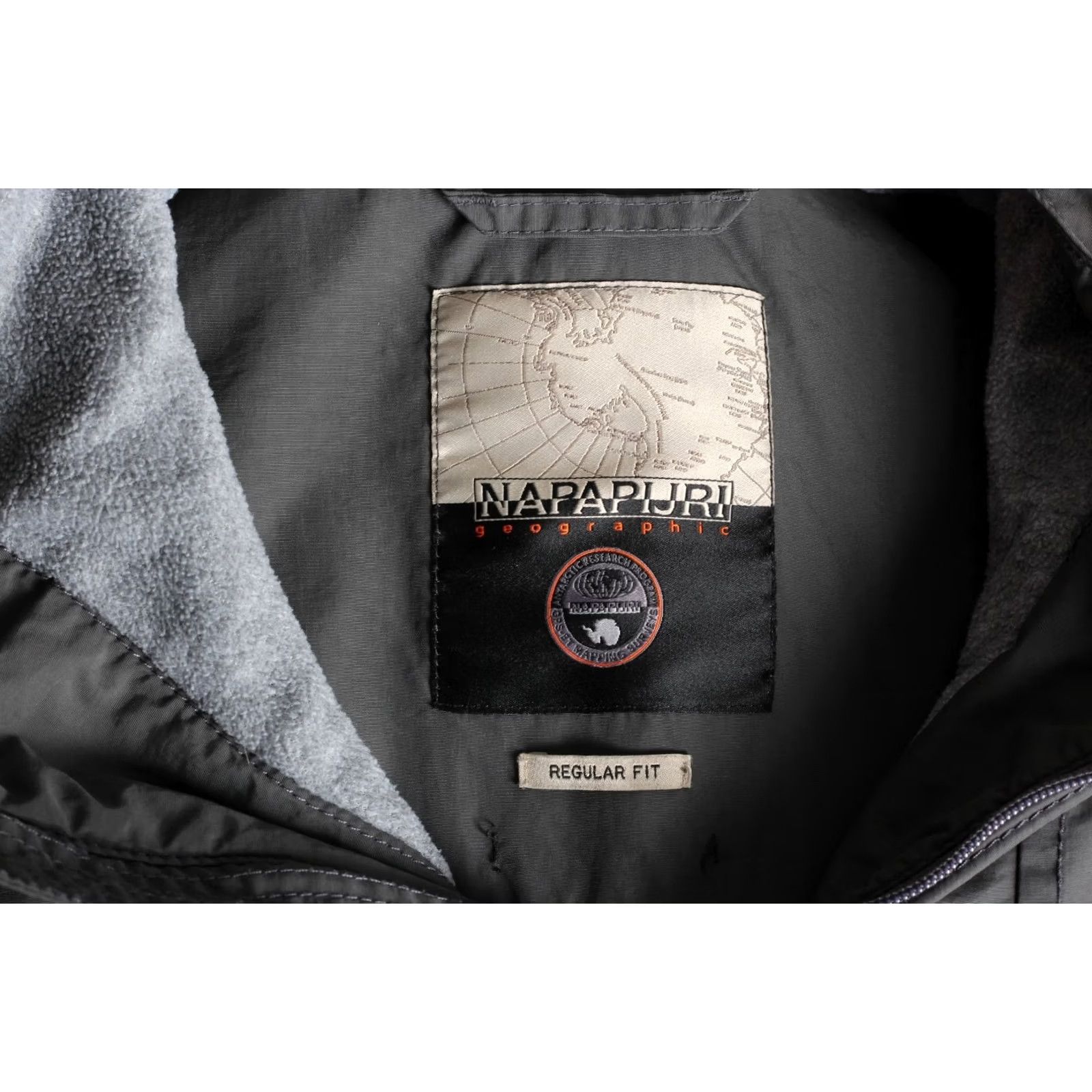 Napapijri Napapijri Jacket Winter Rainforest Hooded Anorak Jacket Men XS Grey MJ6164 Size US XS / EU 42 / 0 - 6 Thumbnail