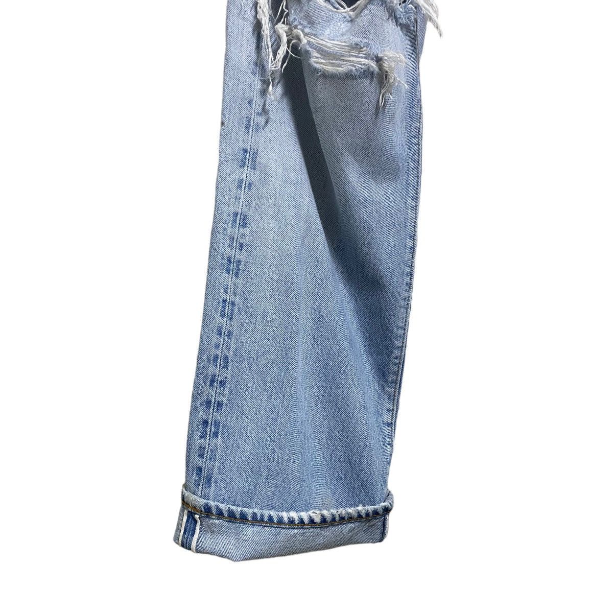 Levi's Vintage Levis 501 Redline Thrashed Jeans Button6 Size US 34 / EU 50 - 11 Thumbnail