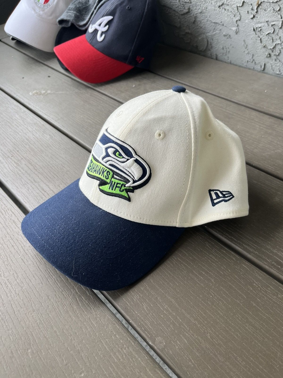 NFL Vintage Seattle Seahawks NFL X New Era Ball Cap Hat L Size ONE SIZE - 2 Thumbnail